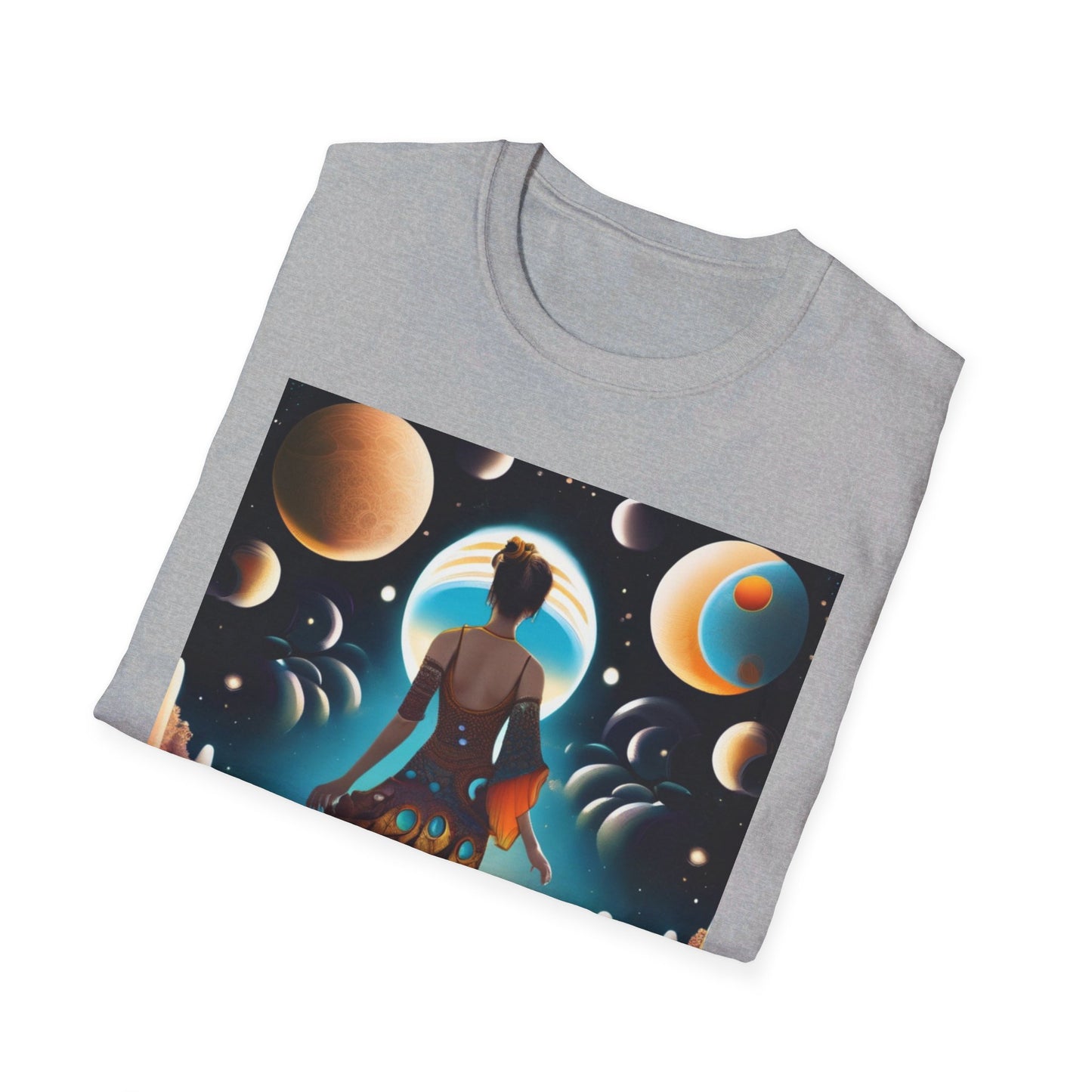 Space Girl Unisex Softstyle T-Shirt