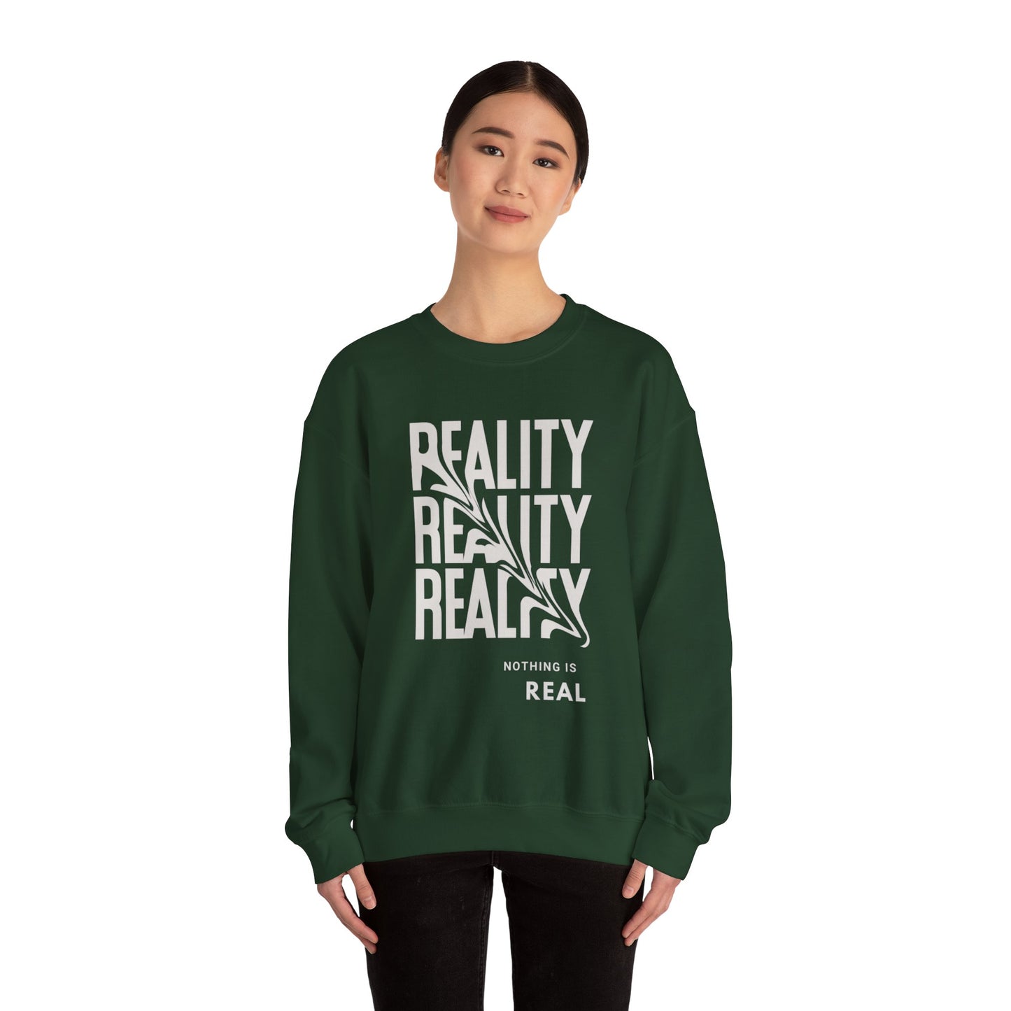 Nothing Is Real Unisex Heavy Blend™ Crewneck Sweatshirt