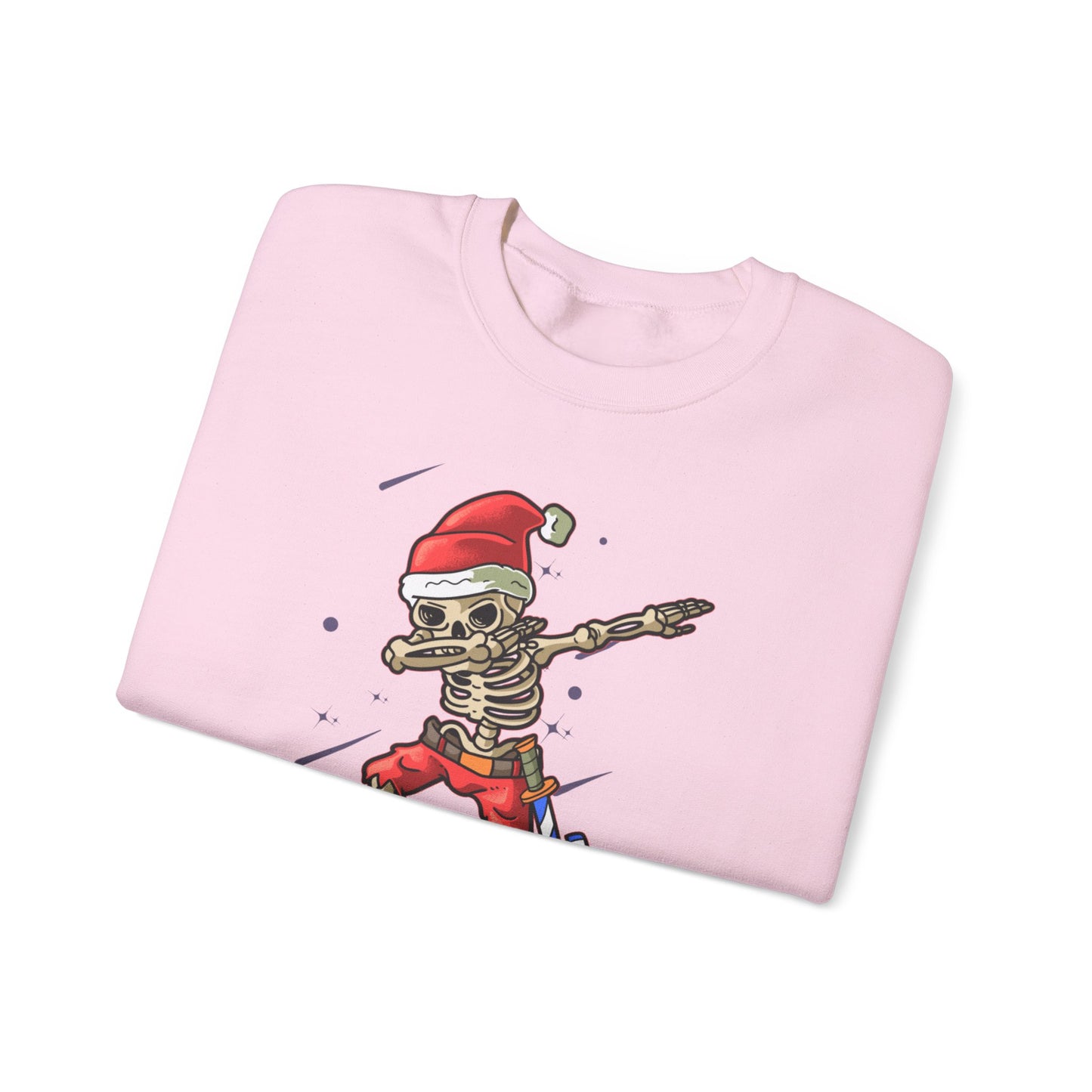 Skelly Dabbin Santa Unisex Heavy Blend™ Crewneck Sweatshirt