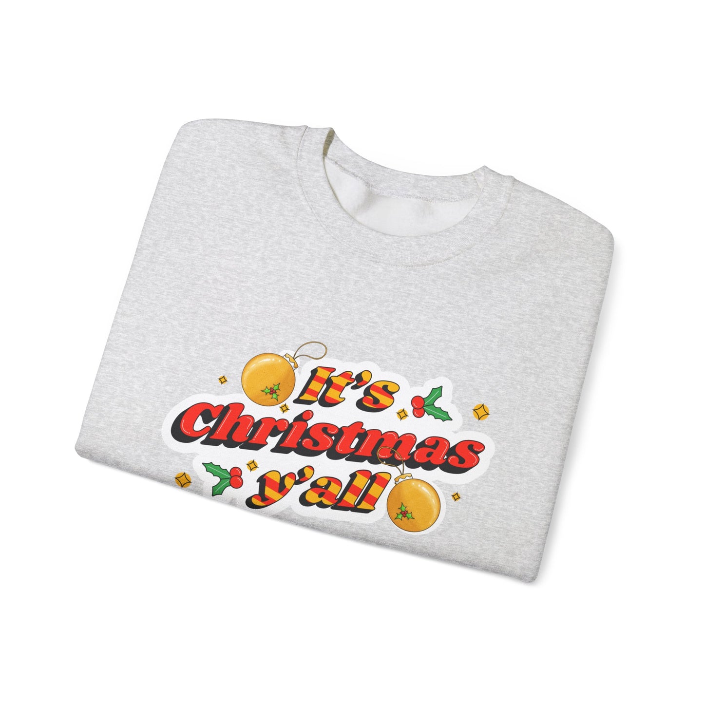 Christmas Ya’ll Unisex Heavy Blend™ Crewneck Sweatshirt