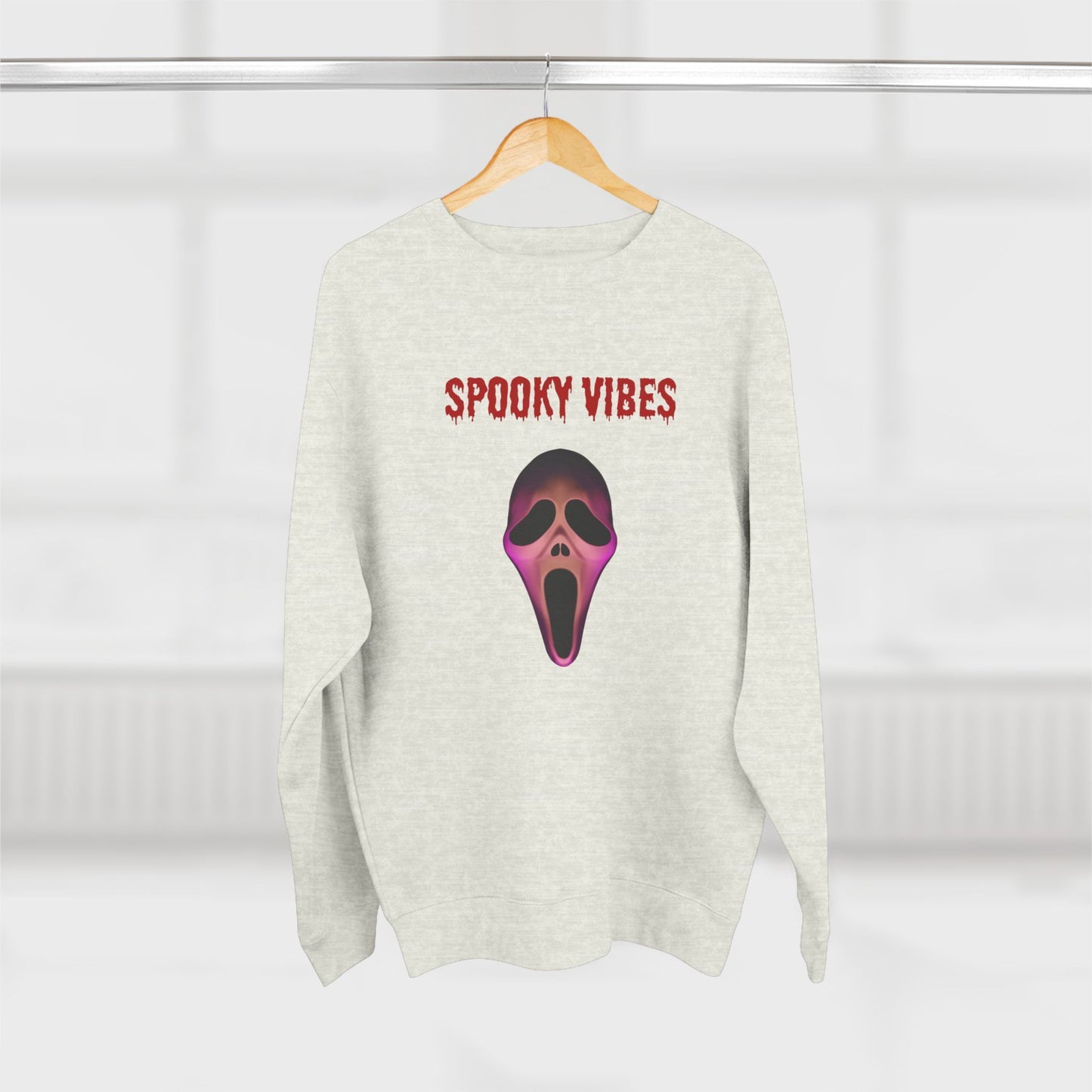 Spooky Vibes Scream Unisex Crewneck Sweatshirt