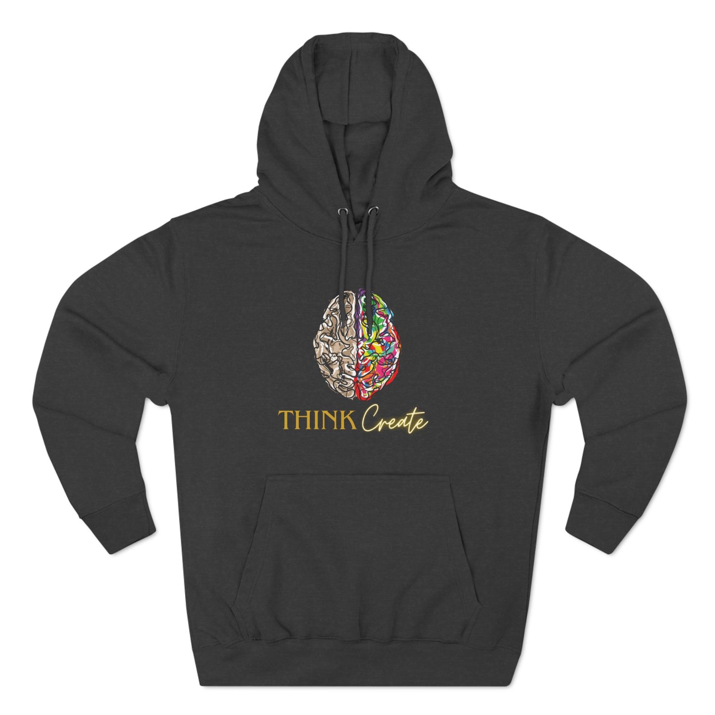 Think Create Three-Panel Fleece Hoodie