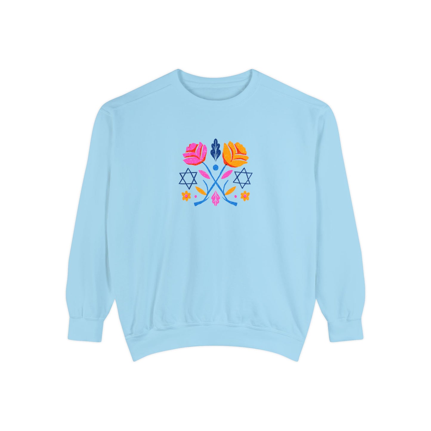 Hanukkah Unisex Garment-Dyed Sweatshirt