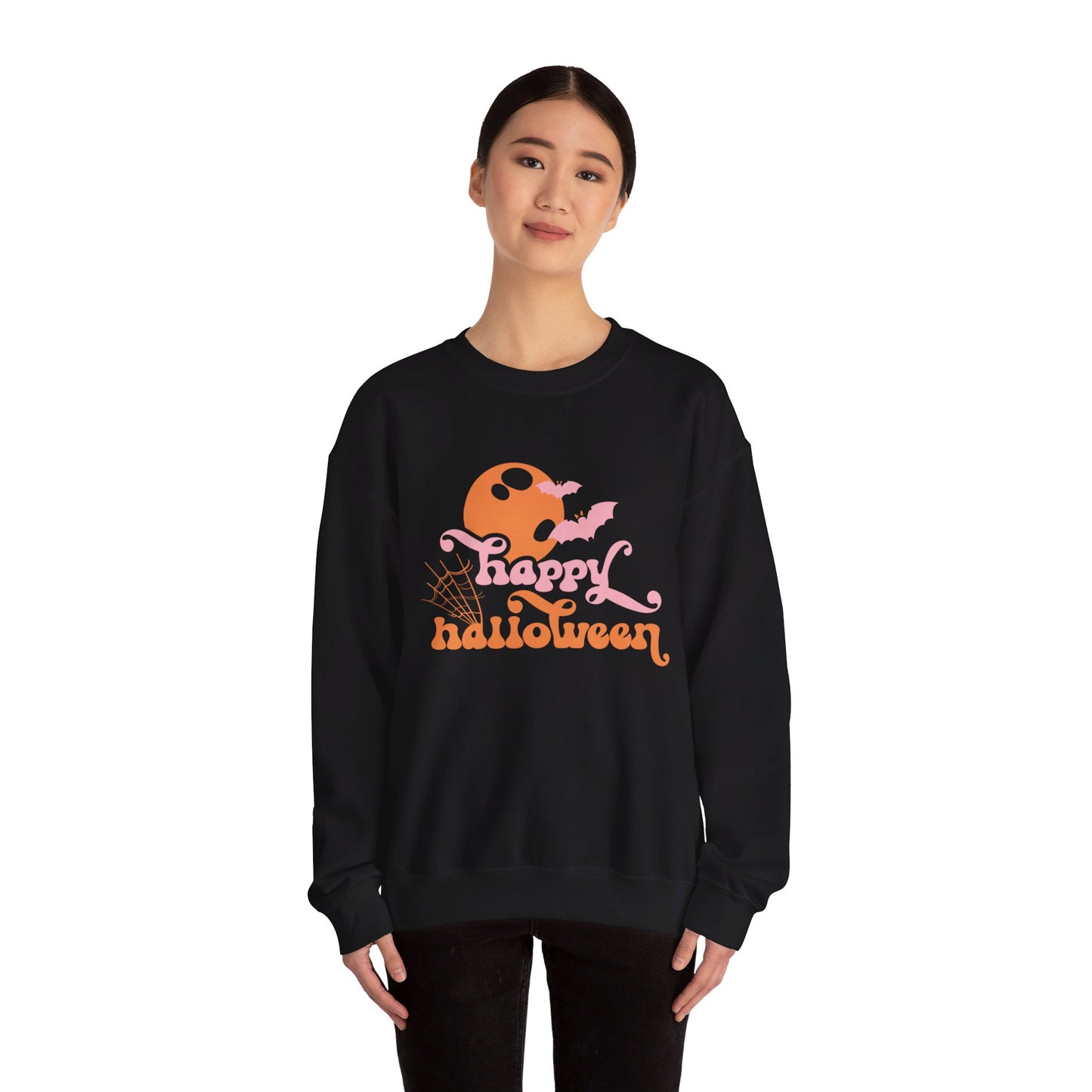 Retro Halloween Unisex Heavy Blend™ Crewneck Sweatshirt