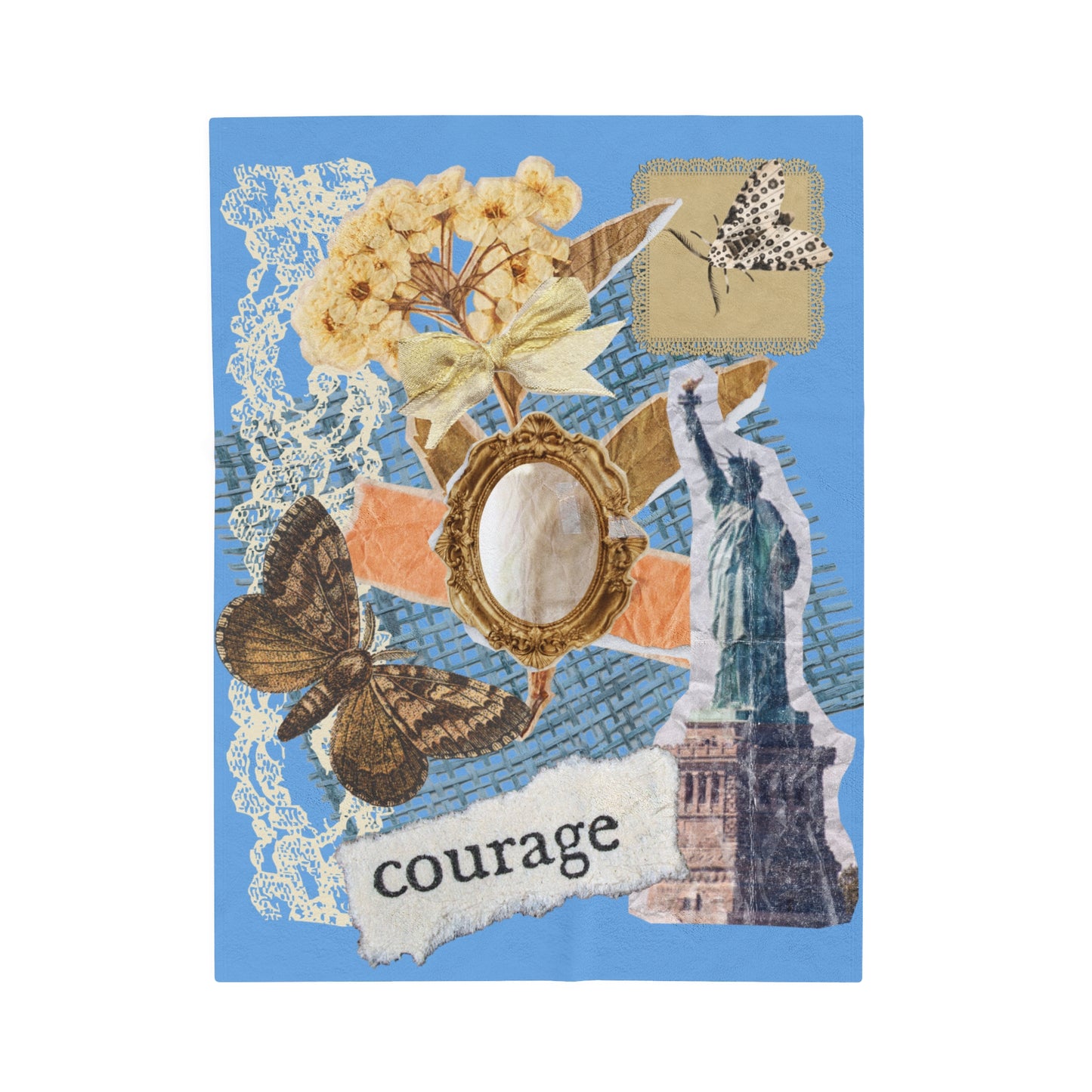 Courage Velveteen Plush Blanket