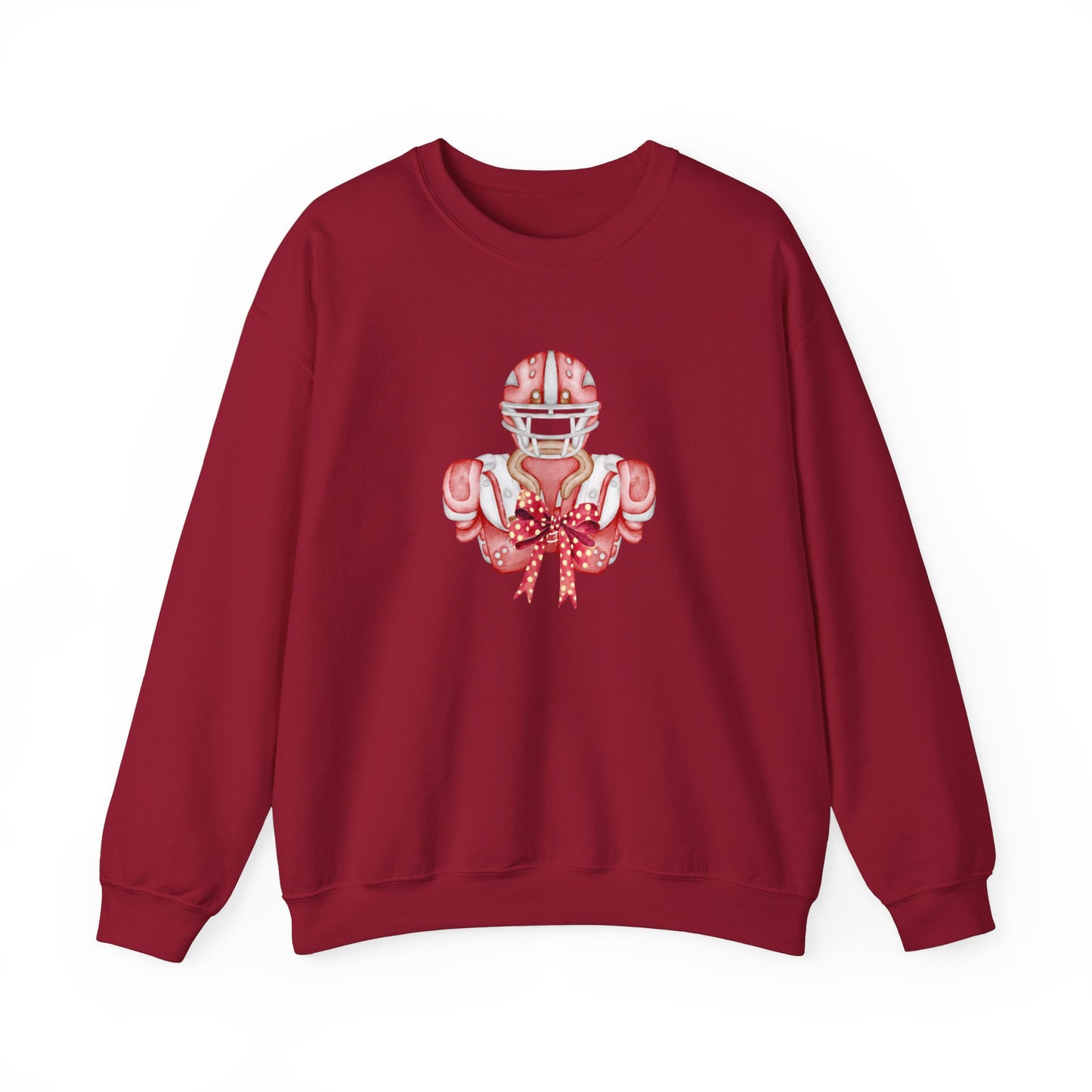 Red Bow Football Gear Unisex Heavy Blend™ Crewneck Sweatshirt