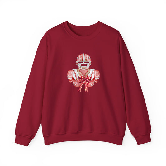 Red Bow Football Gear Unisex Heavy Blend™ Crewneck Sweatshirt