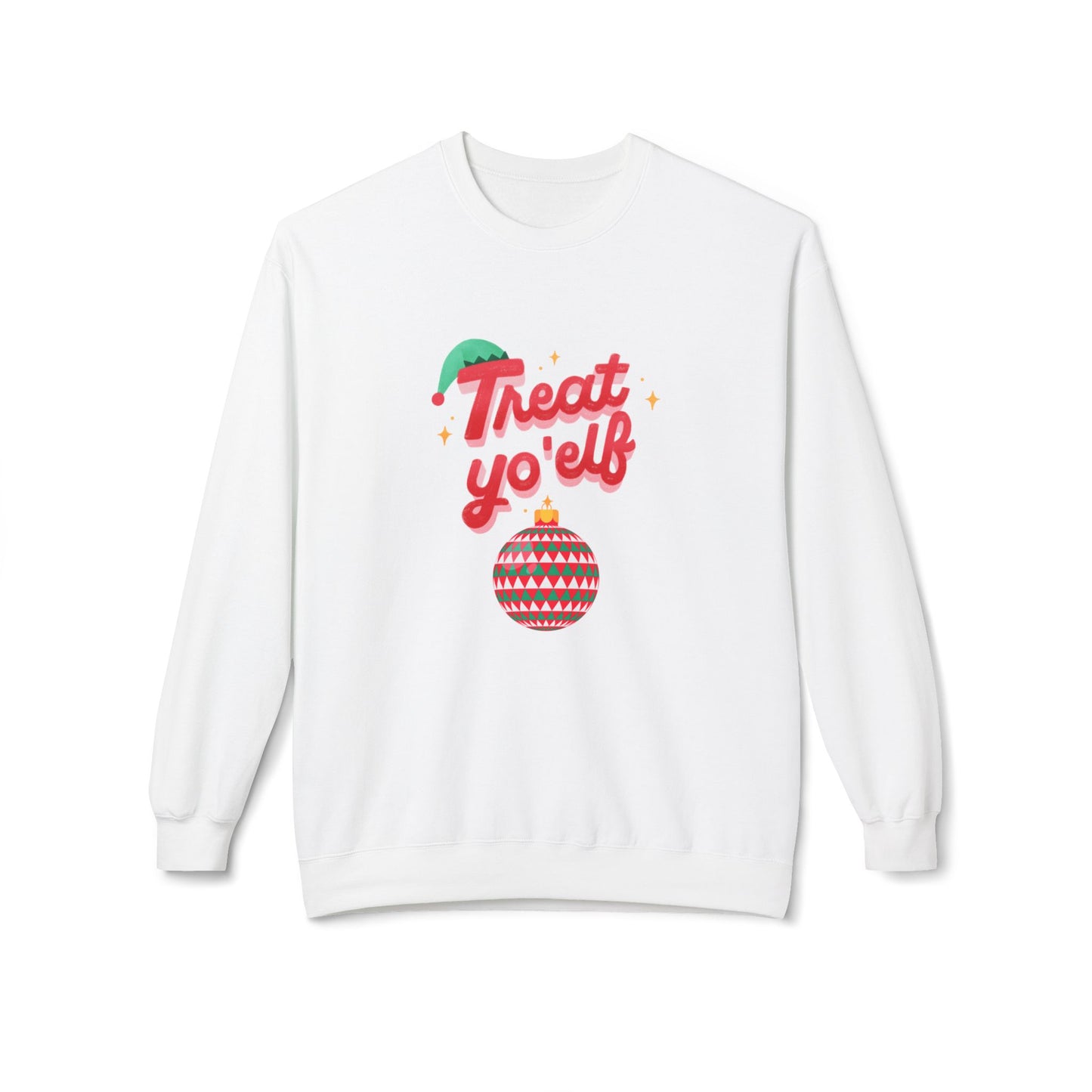 Treat Yo Elf Unisex Midweight Softstyle Fleece Crewneck Sweatshirt