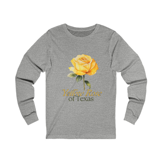 Yellow Rose of Texas Unisex Jersey Long Sleeve Tee