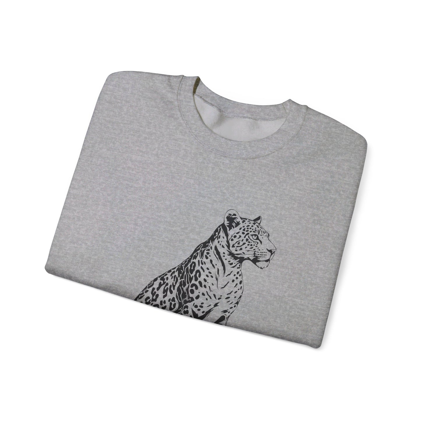 BW Leopard Unisex Heavy Blend™ Crewneck Sweatshirt