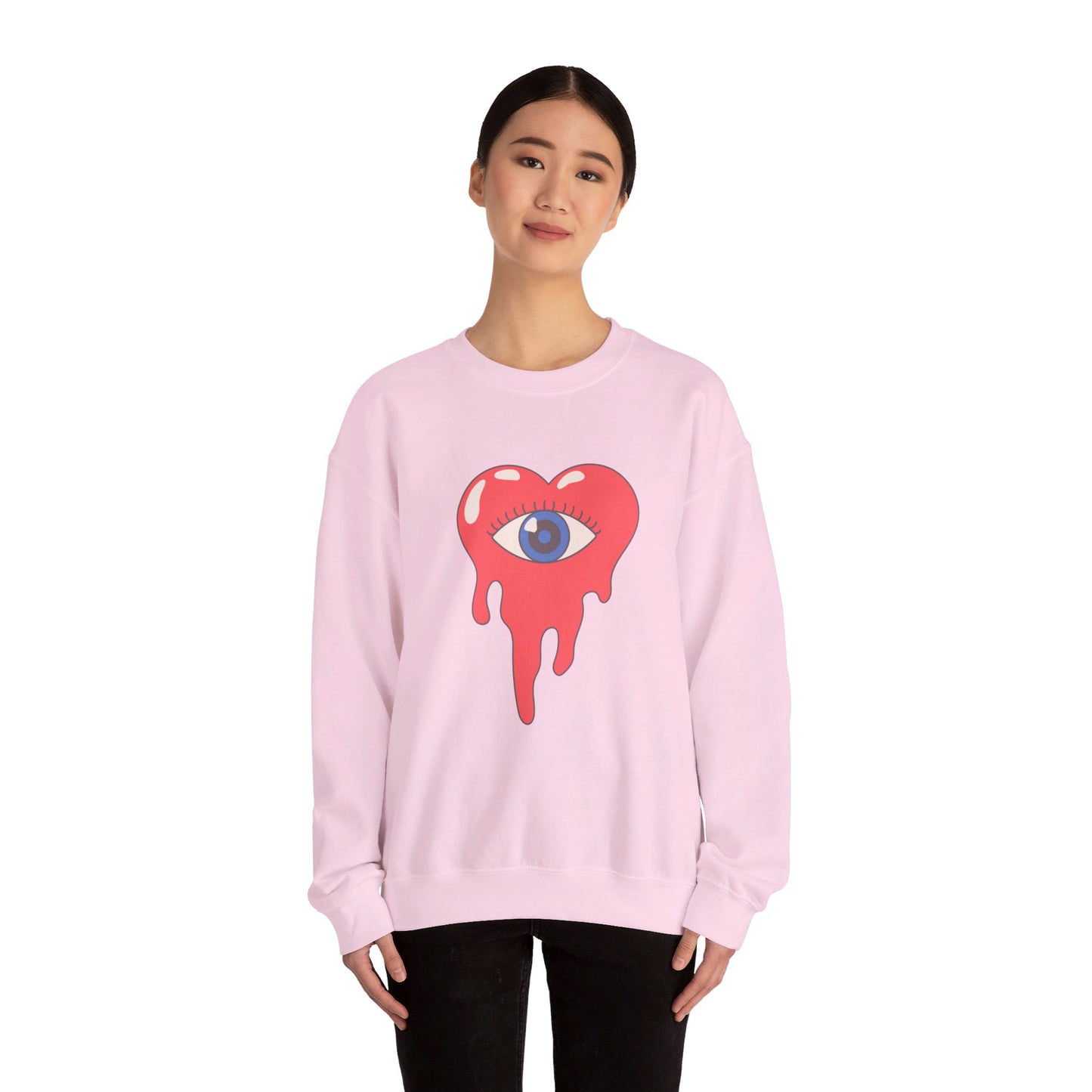 Bleeding Heart Unisex Heavy Blend™ Crewneck Sweatshirt