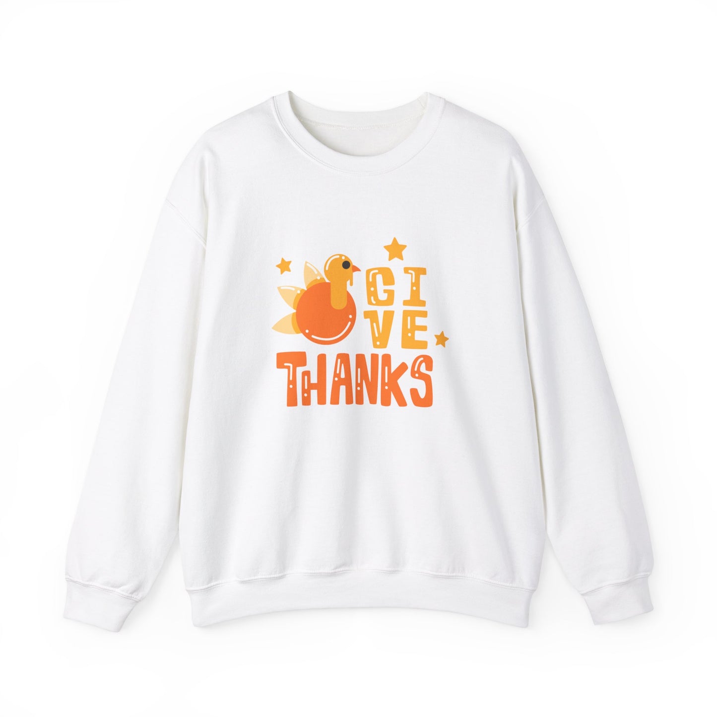 GIVE THANKS Unisex Heavy Blend™ Crewneck Sweatshirt