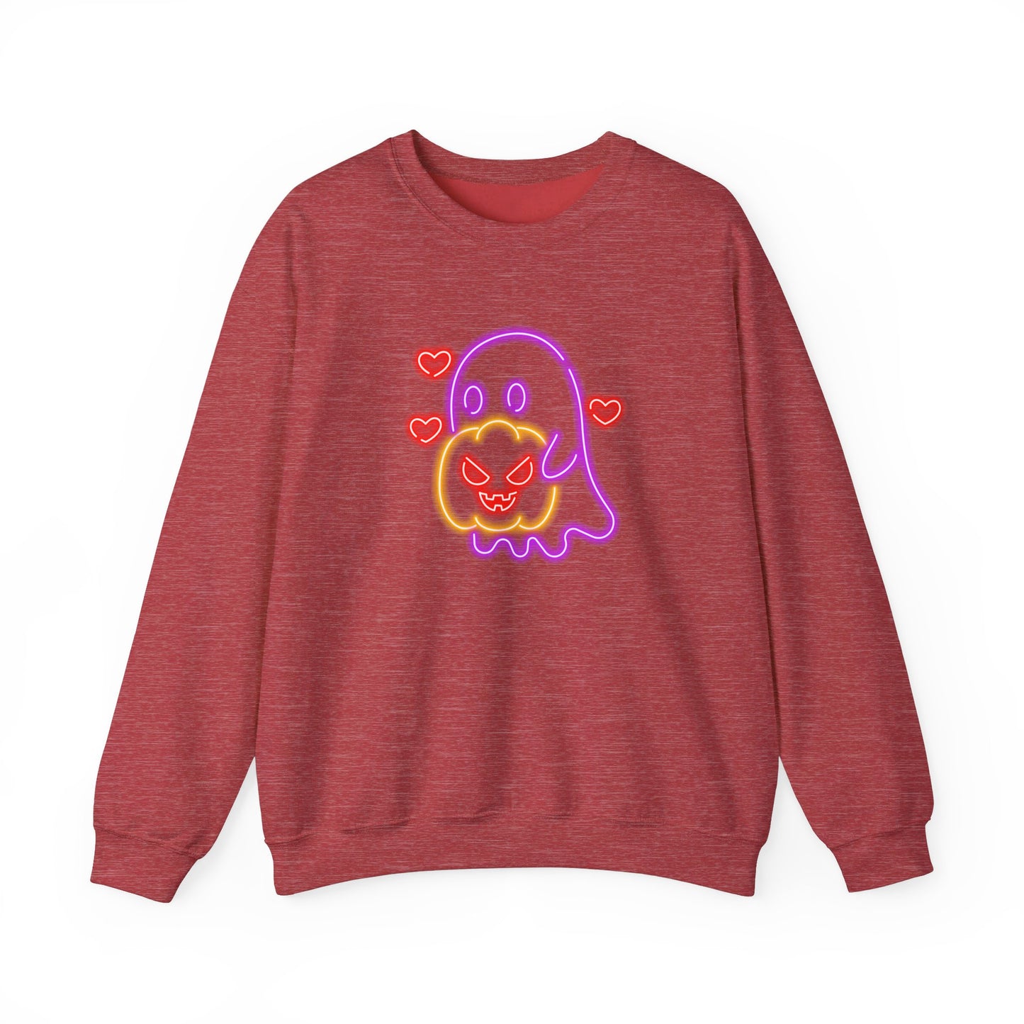 Neon Luv Ghost Unisex Heavy Blend™ Crewneck Sweatshirt