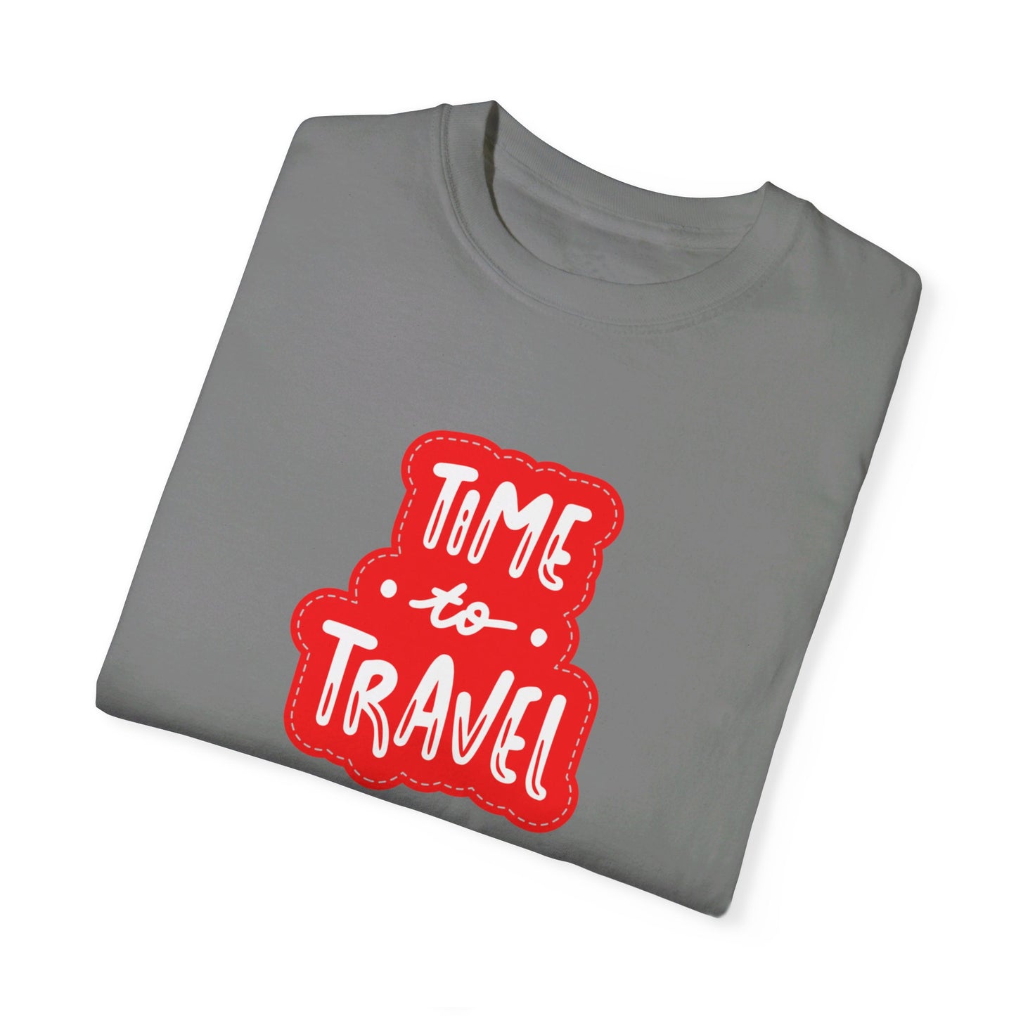 Time to Travel Unisex Garment-Dyed T-shirt