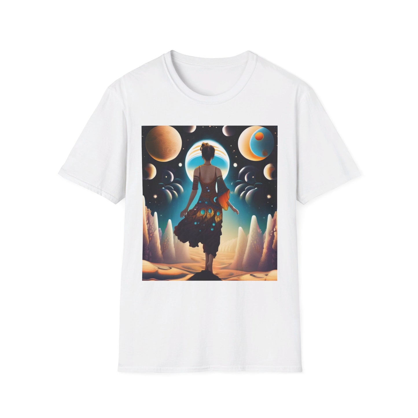 Space Girl Unisex Softstyle T-Shirt