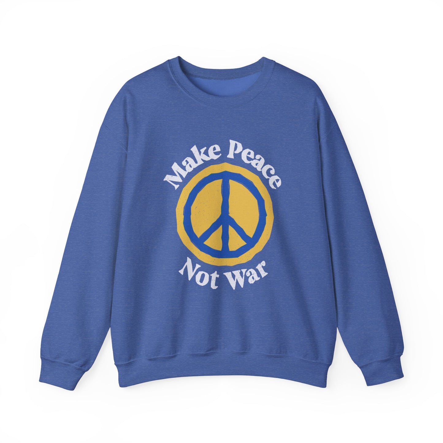 Peace Not War Unisex Heavy Blend™ Crewneck Sweatshirt