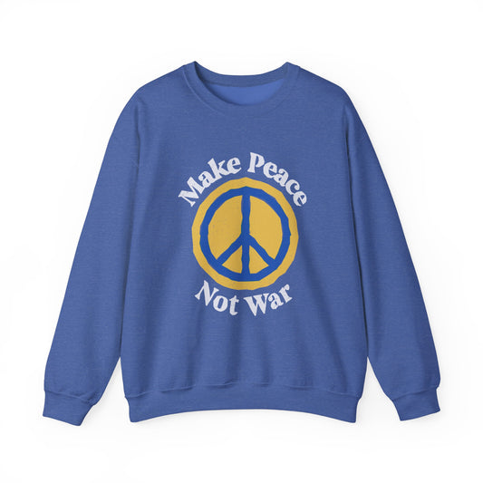 Peace Not War Unisex Heavy Blend™ Crewneck Sweatshirt