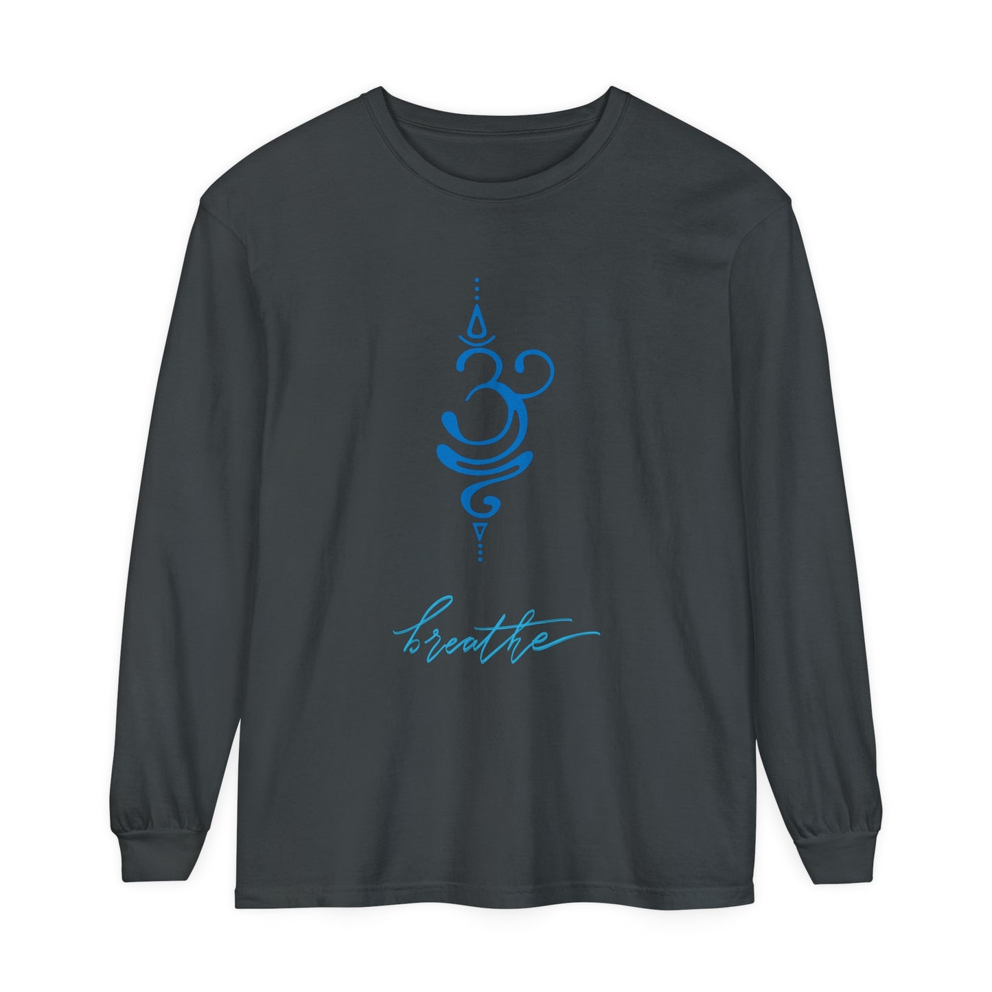 Breathe Unisex Garment-dyed Long Sleeve T-Shirt