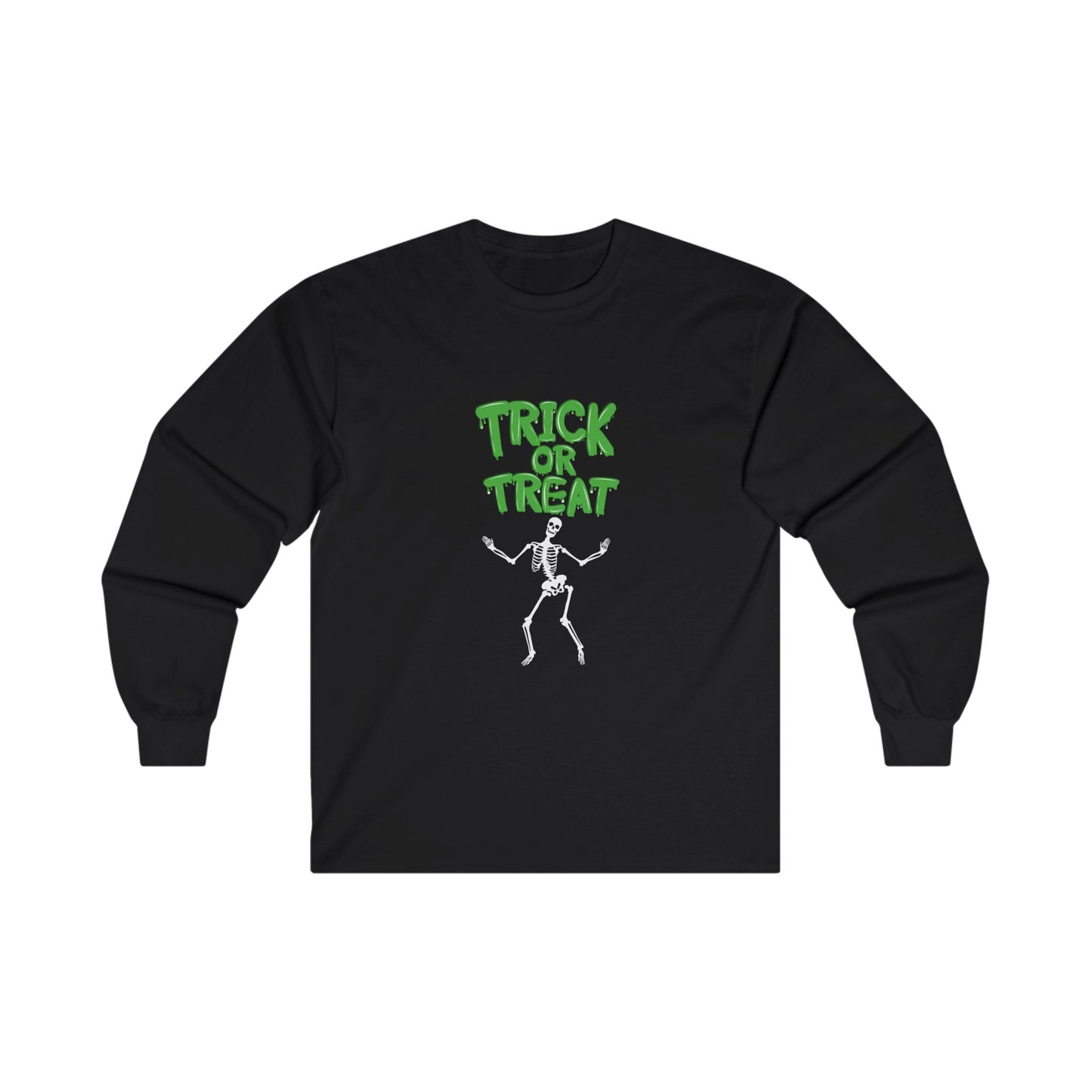 Trick or Treat Skelly Unisex Ultra Cotton Long Sleeve Tee