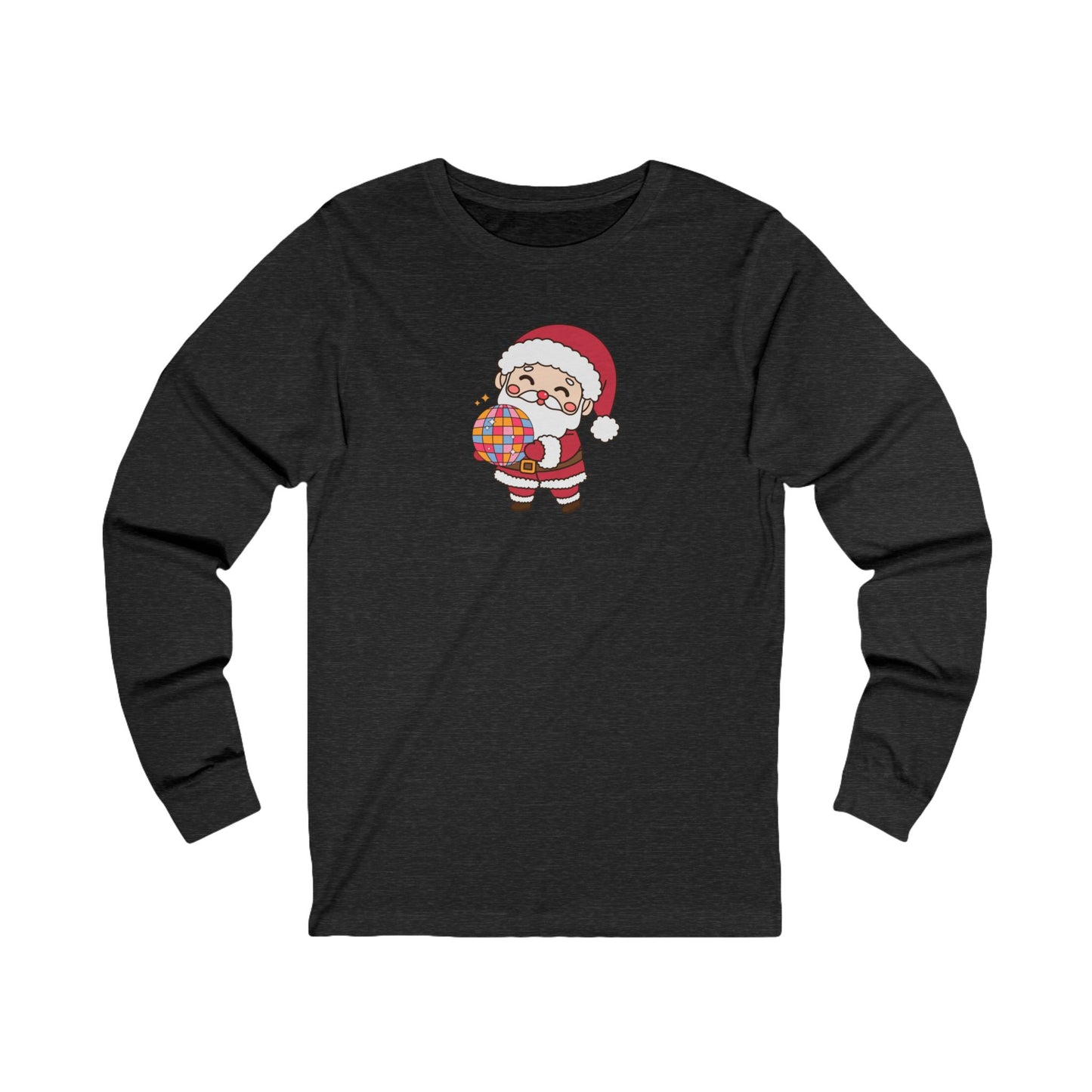 Retro Disco Santa Unisex Jersey Long Sleeve Tee