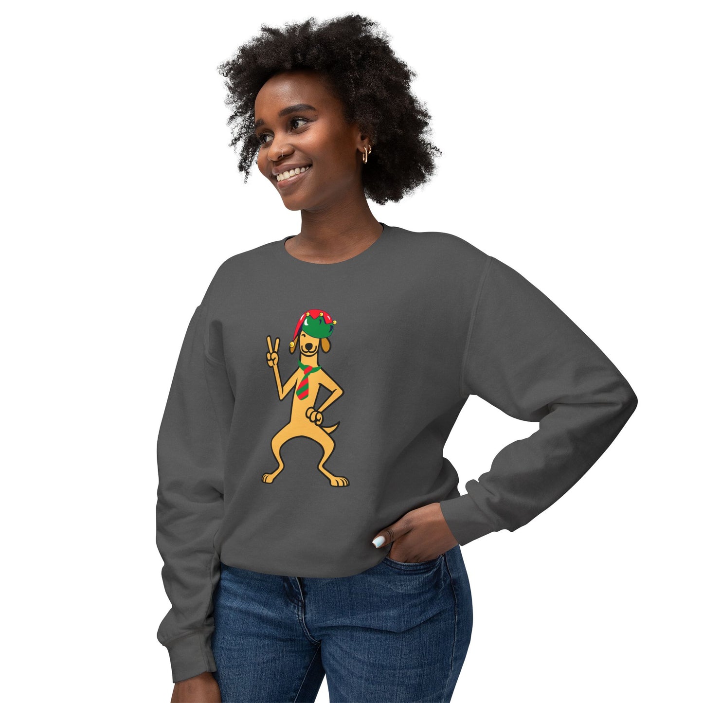 Holiday Willie Unisex Lightweight Crewneck Sweatshirt