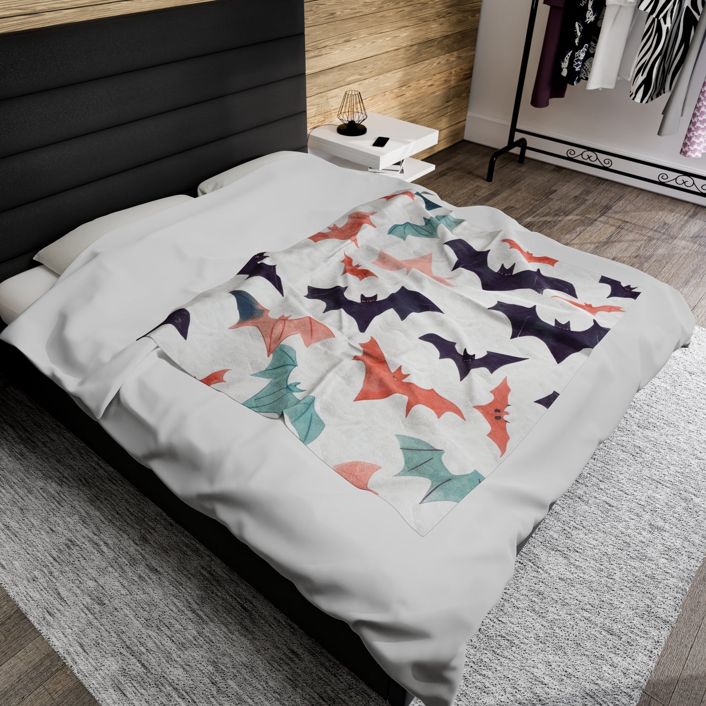 Batty Velveteen Plush Blanket