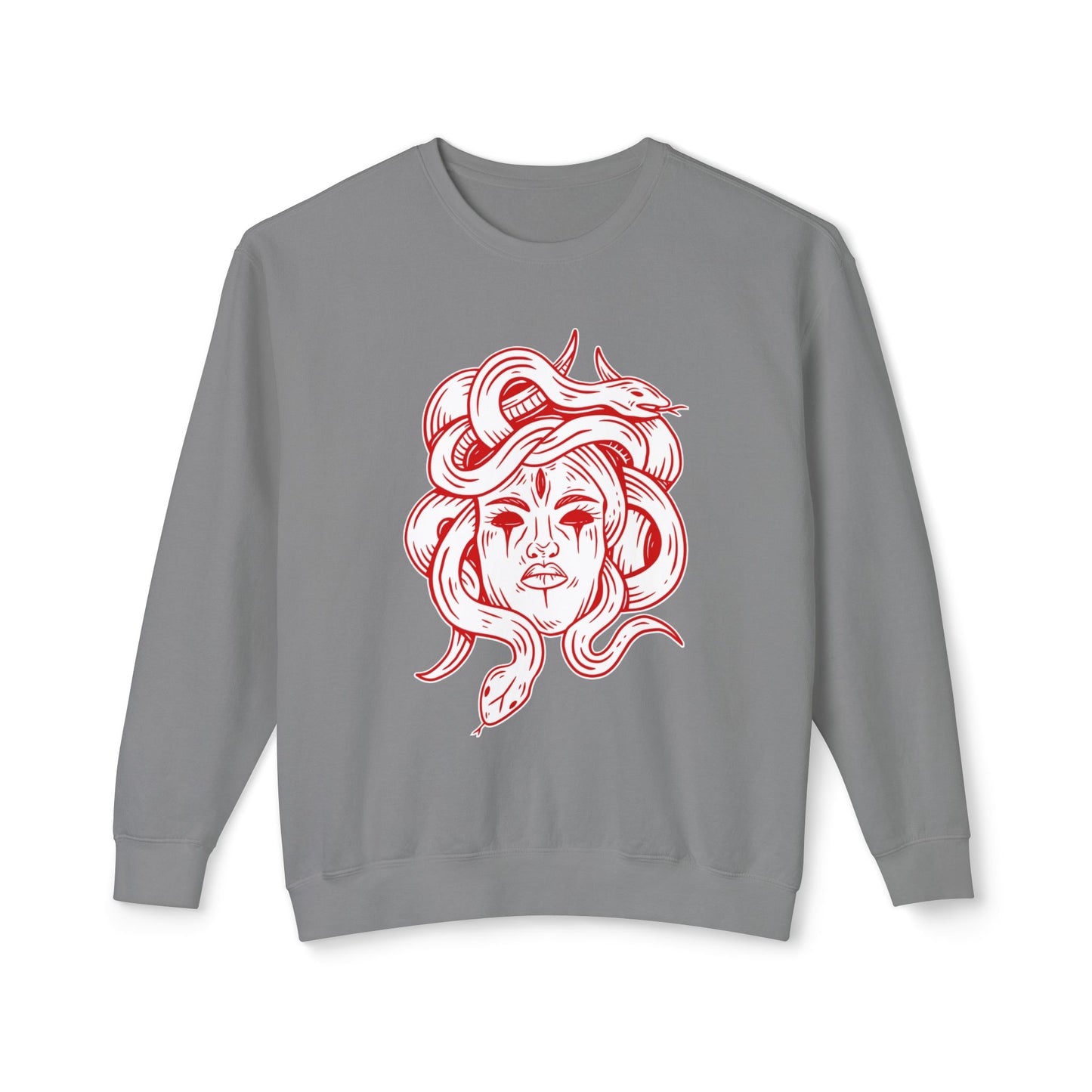 Medusa Unisex Lightweight Crewneck Sweatshirt