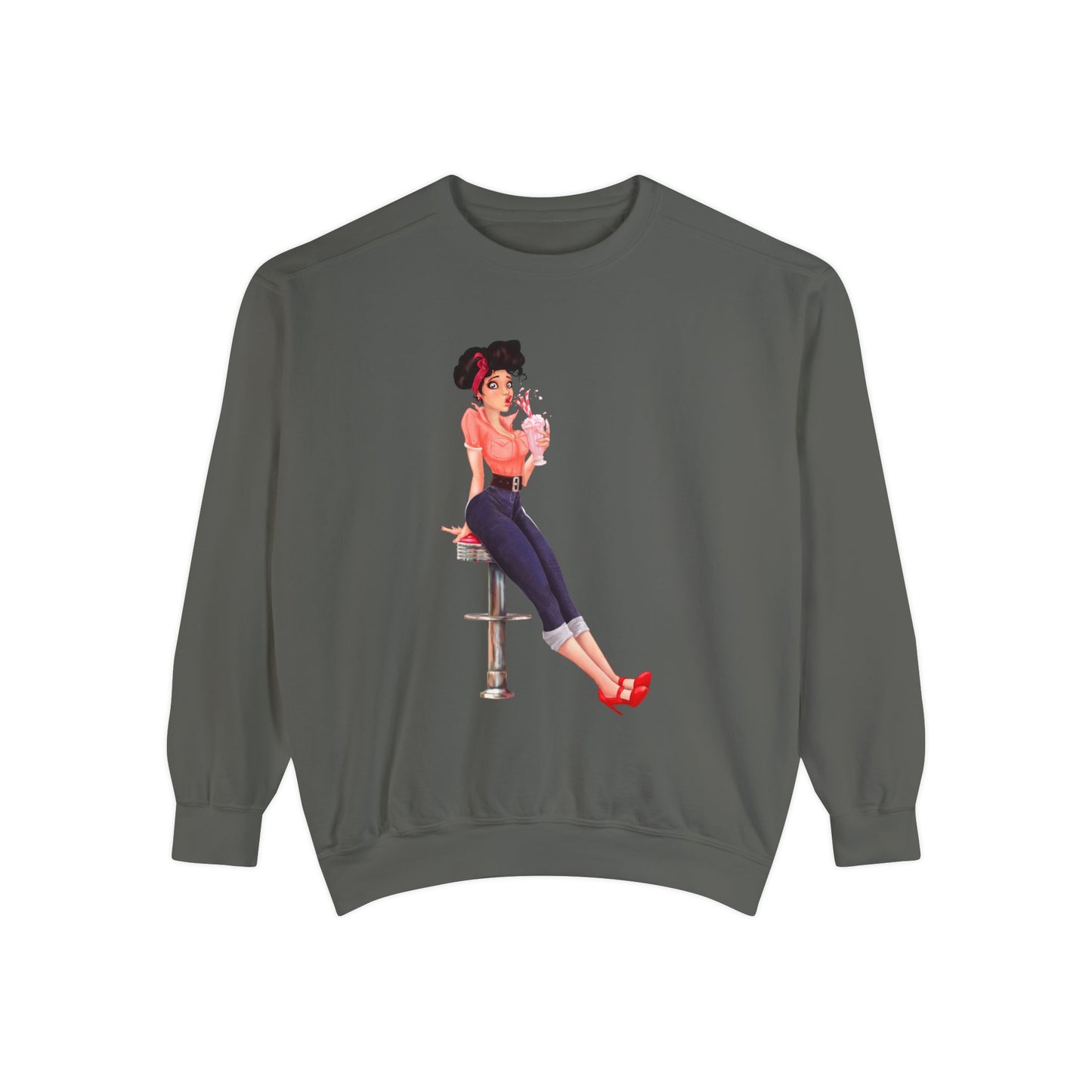 Pinup Unisex Garment-Dyed Sweatshirt