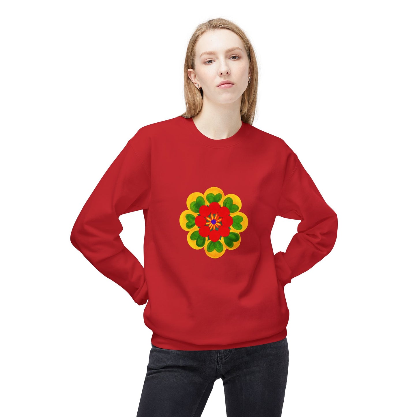 Cactus II Unisex Midweight Softstyle Fleece Crewneck Sweatshirt