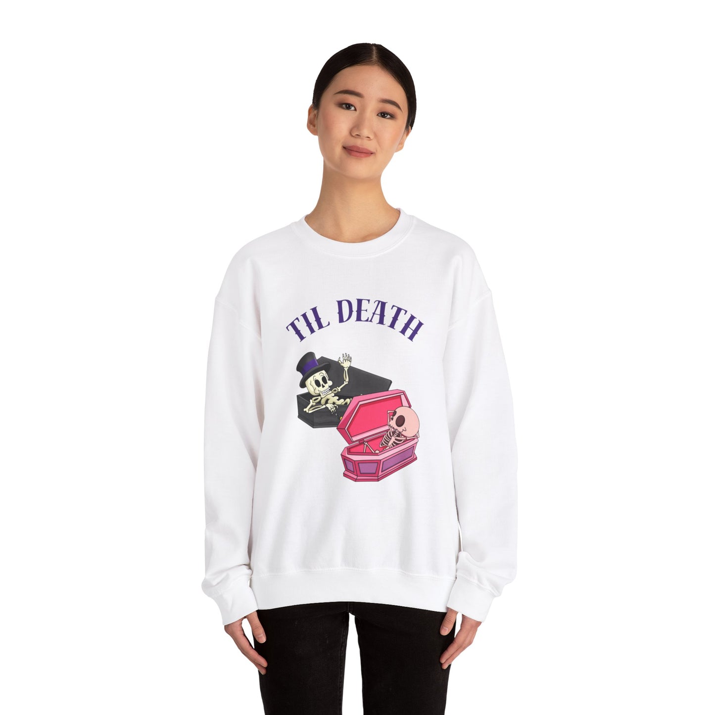 Til Death Unisex Heavy Blend™ Crewneck Sweatshirt