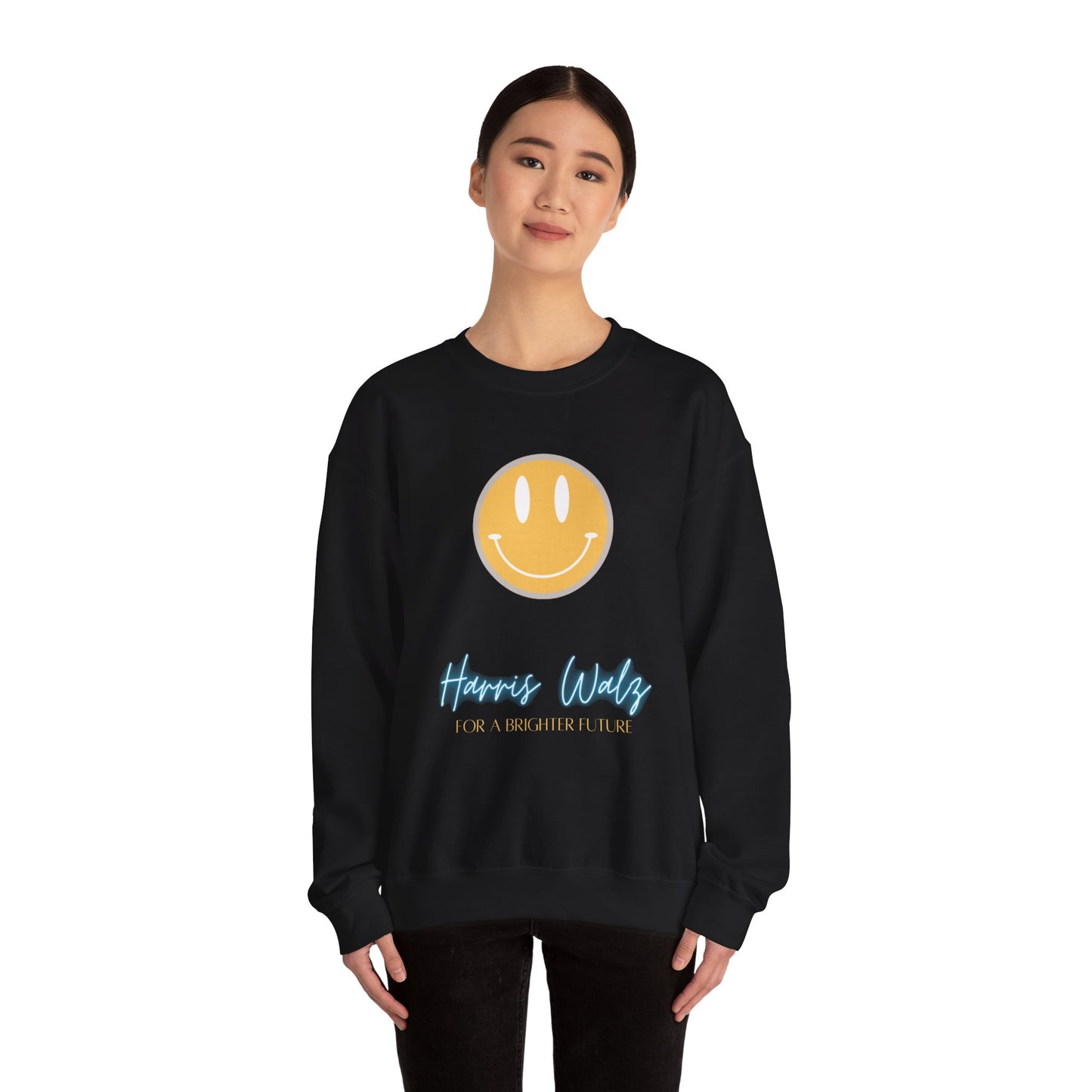 Smile Harris Walz Unisex Heavy Blend™ Crewneck Sweatshirt