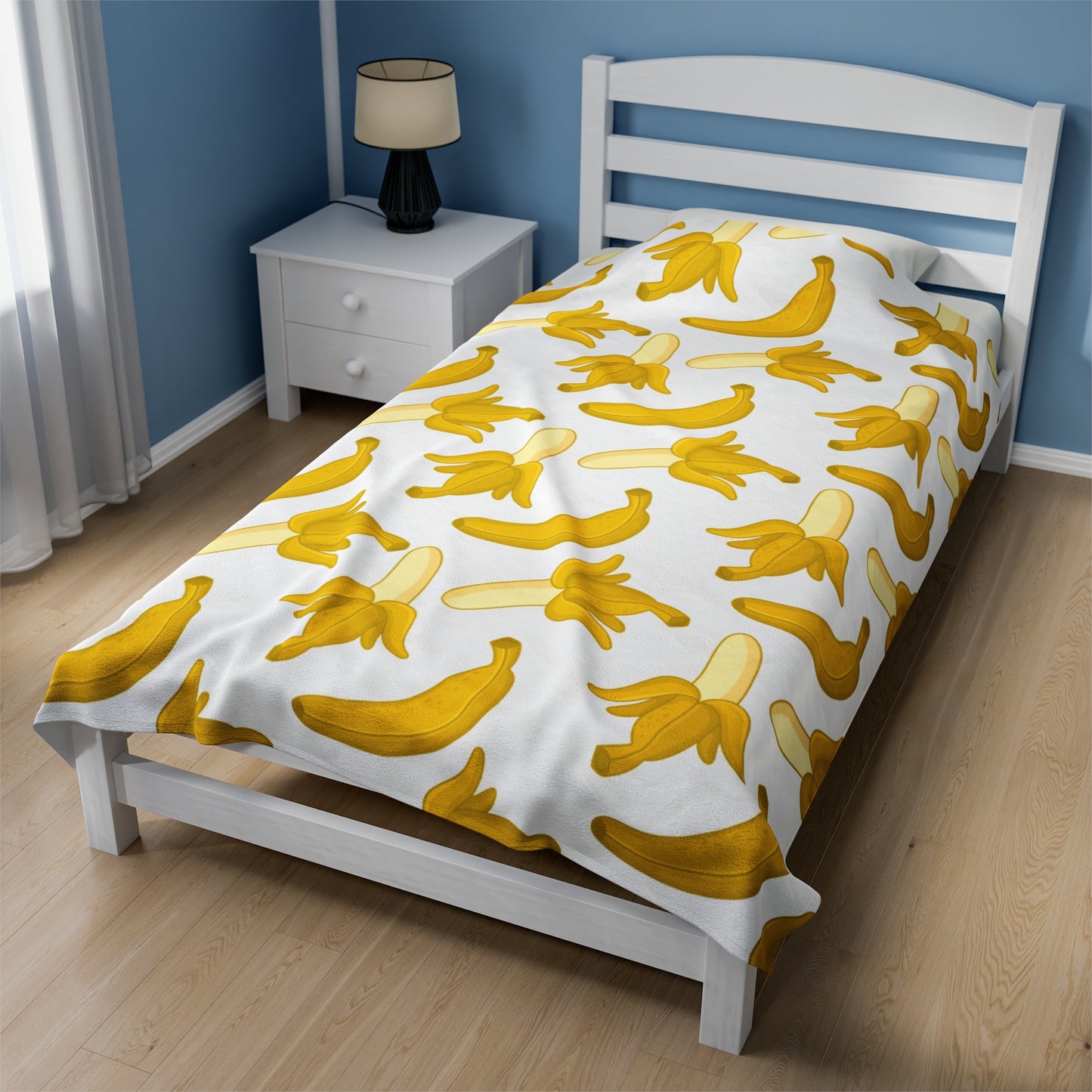 Bananas Velveteen Plush Blanket