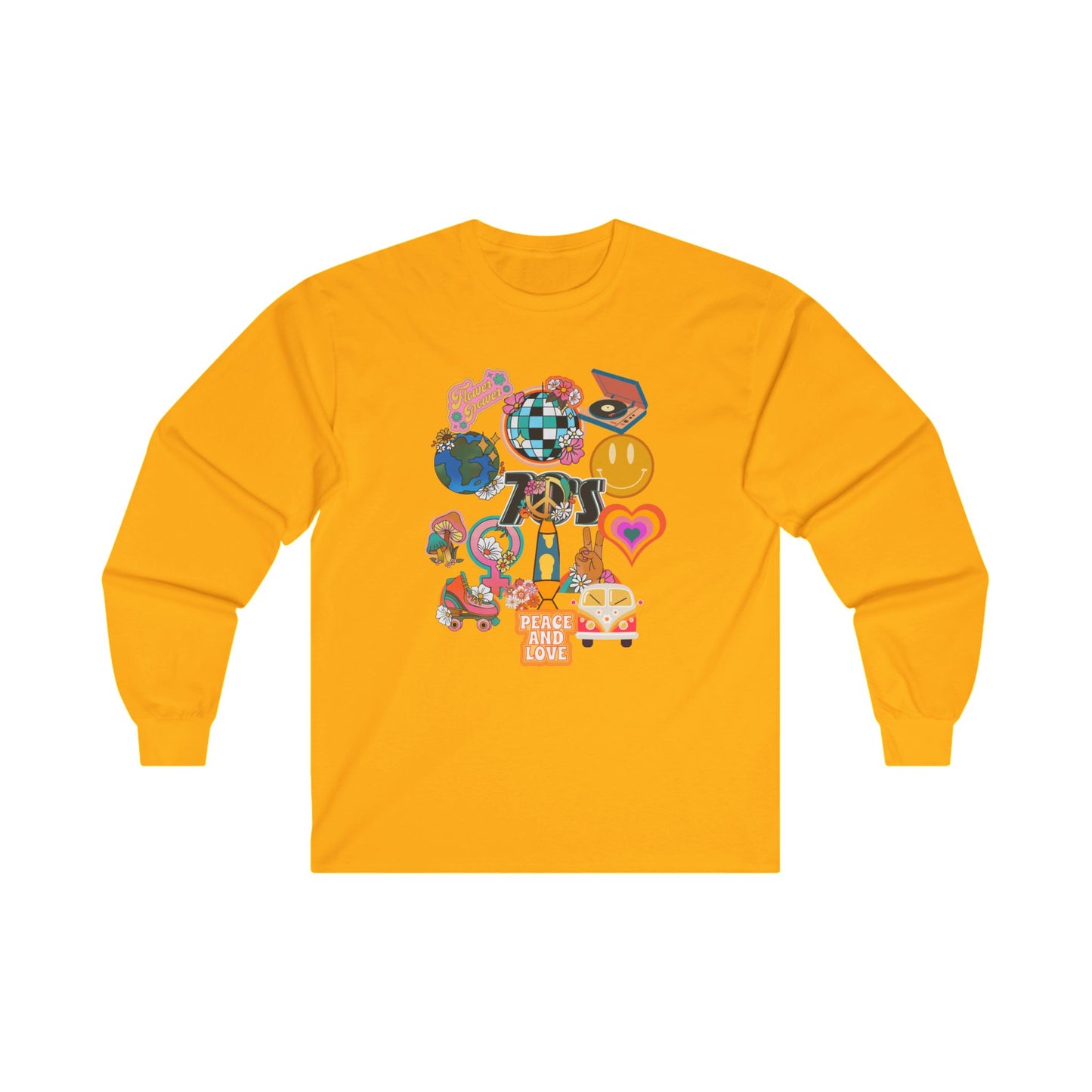 70’s Unisex Ultra Cotton Long Sleeve Tee