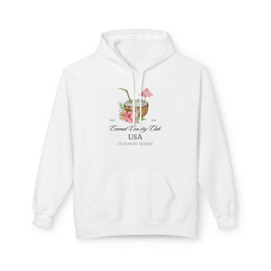 Coconut County Club VOTE 2024 Unisex Midweight Softstyle Fleece Hoodie