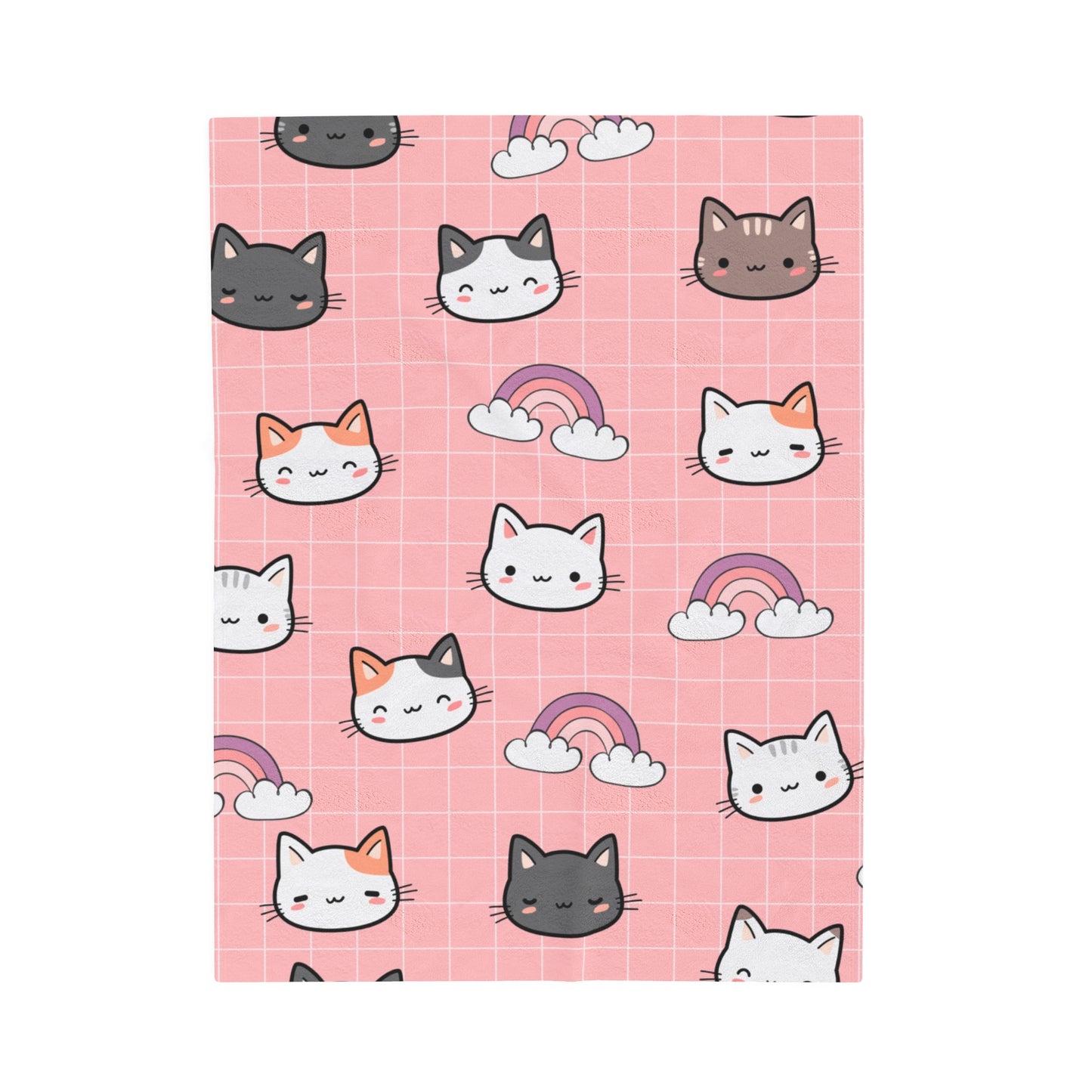 Cats Velveteen Plush Blanket