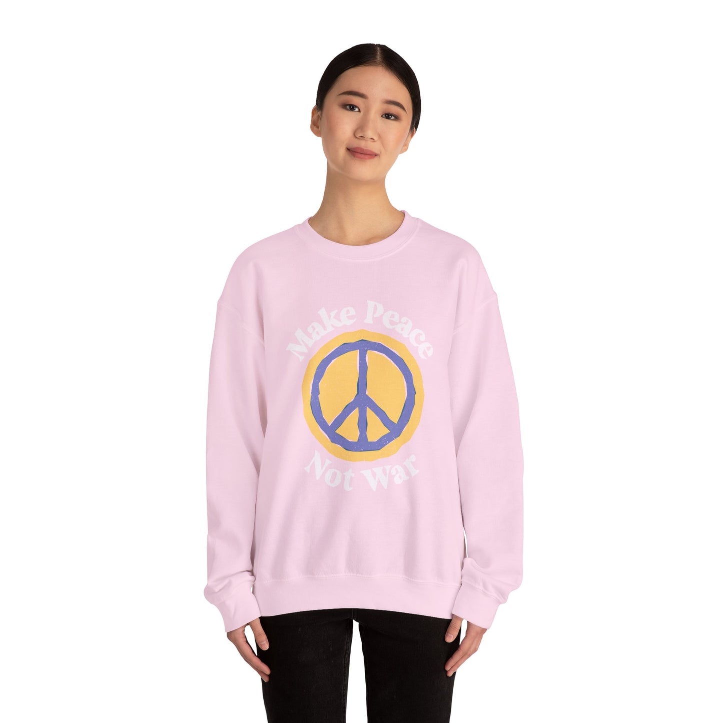 Peace Not War Unisex Heavy Blend™ Crewneck Sweatshirt