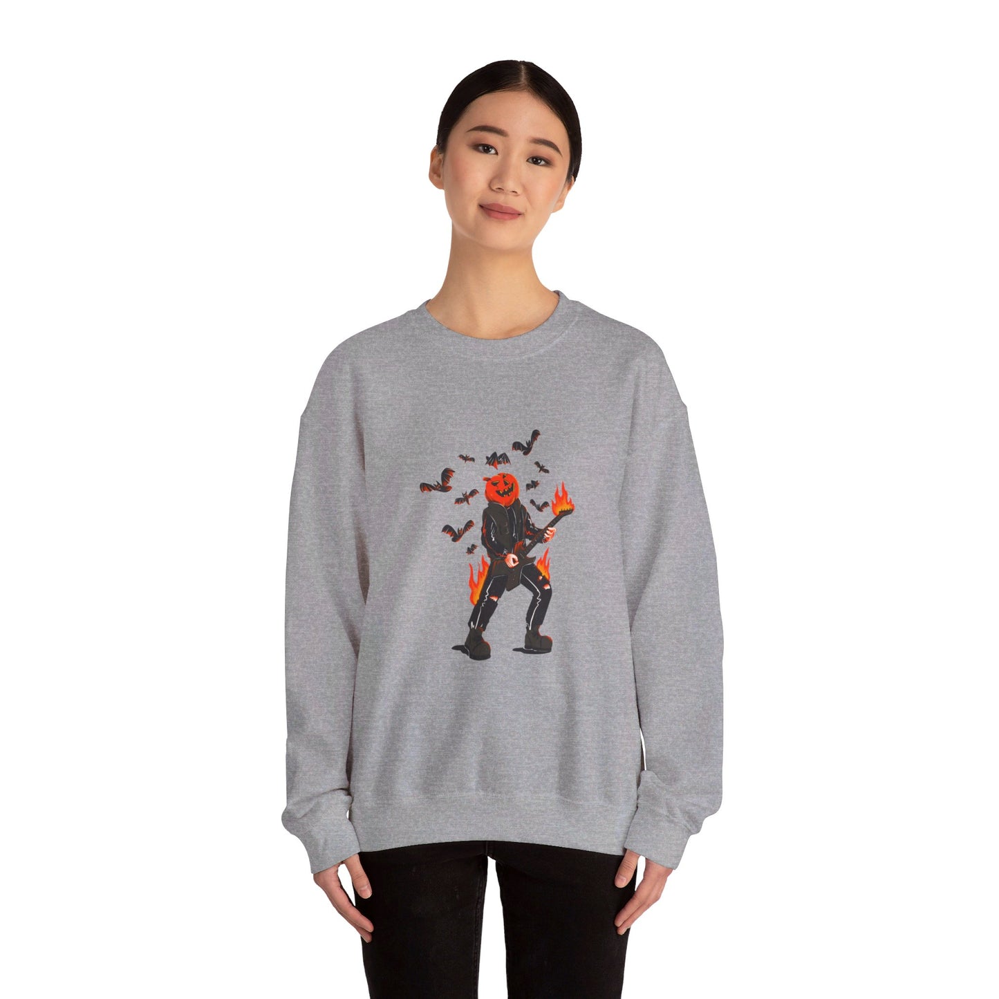 Flaming J Unisex Heavy Blend™ Crewneck Sweatshirt