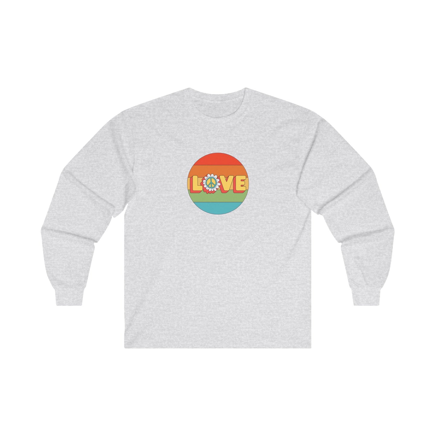 Love Stripe 70s Unisex Ultra Cotton Long Sleeve Tee