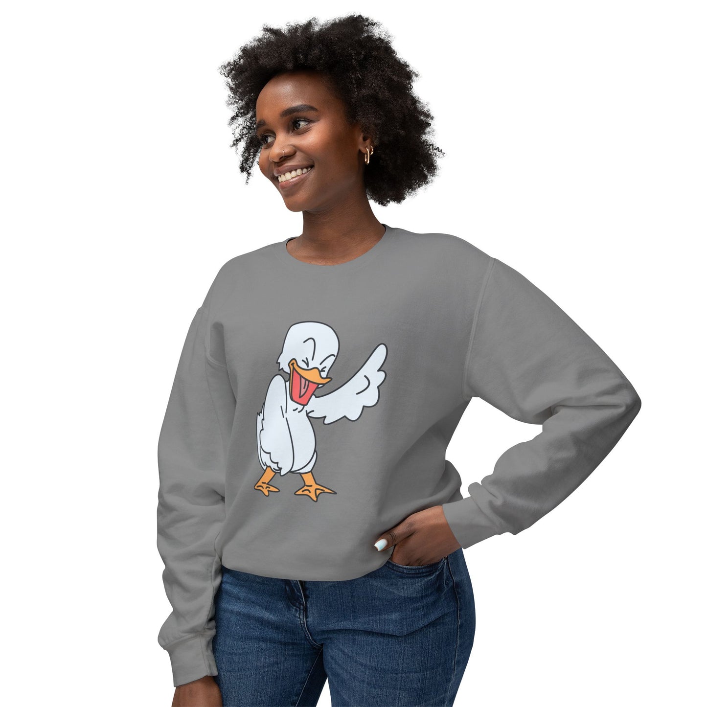 Quacked Up Unisex Lightweight Crewneck Sweatshirt