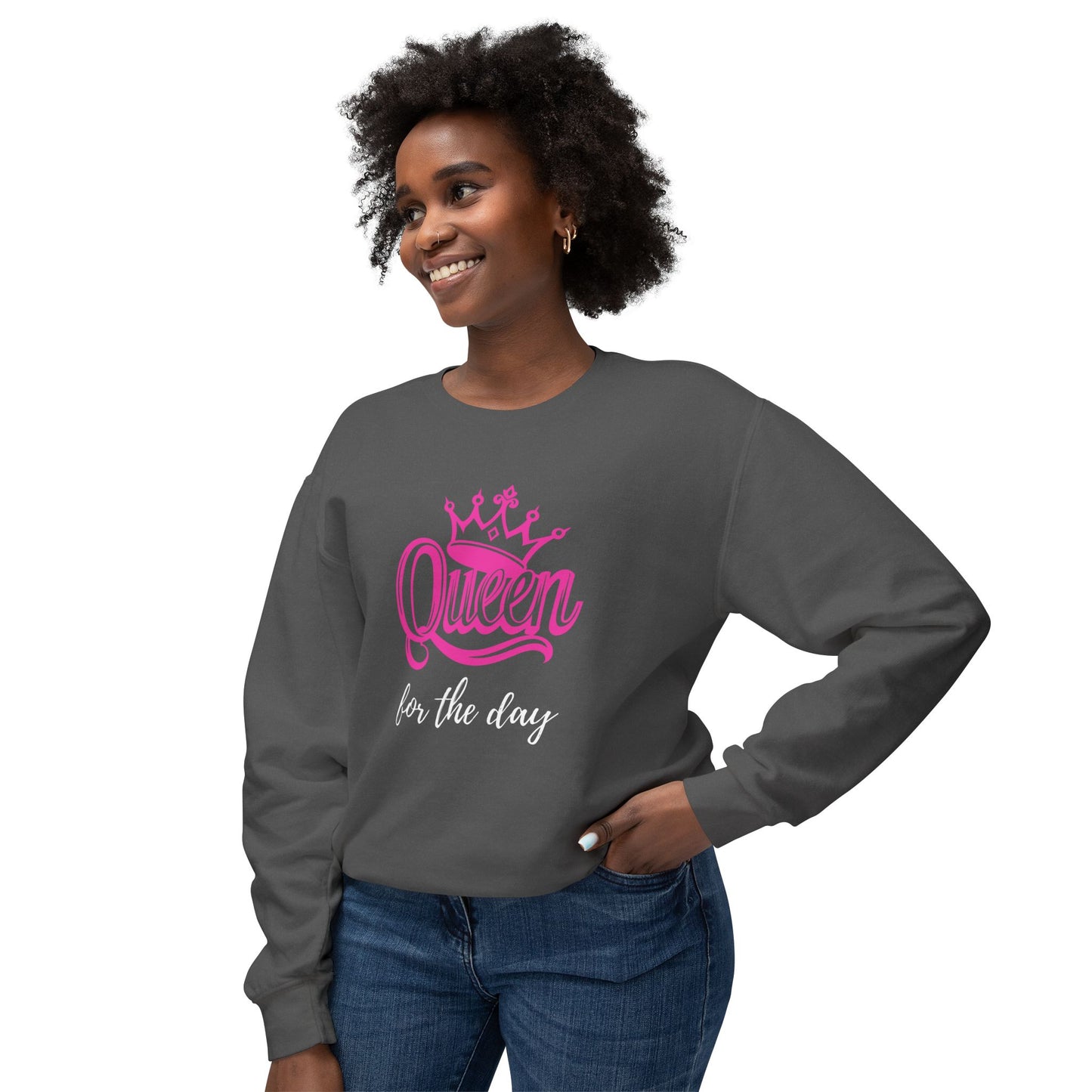 Queen Unisex Lightweight Crewneck Sweatshirt