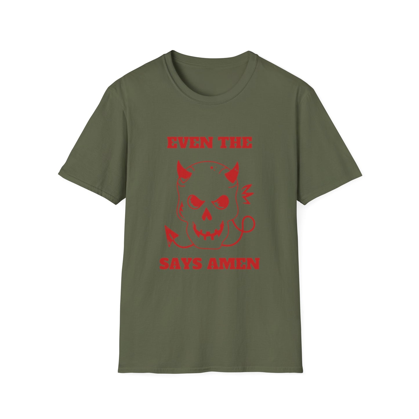 Even the Devil Unisex Softstyle T-Shirt