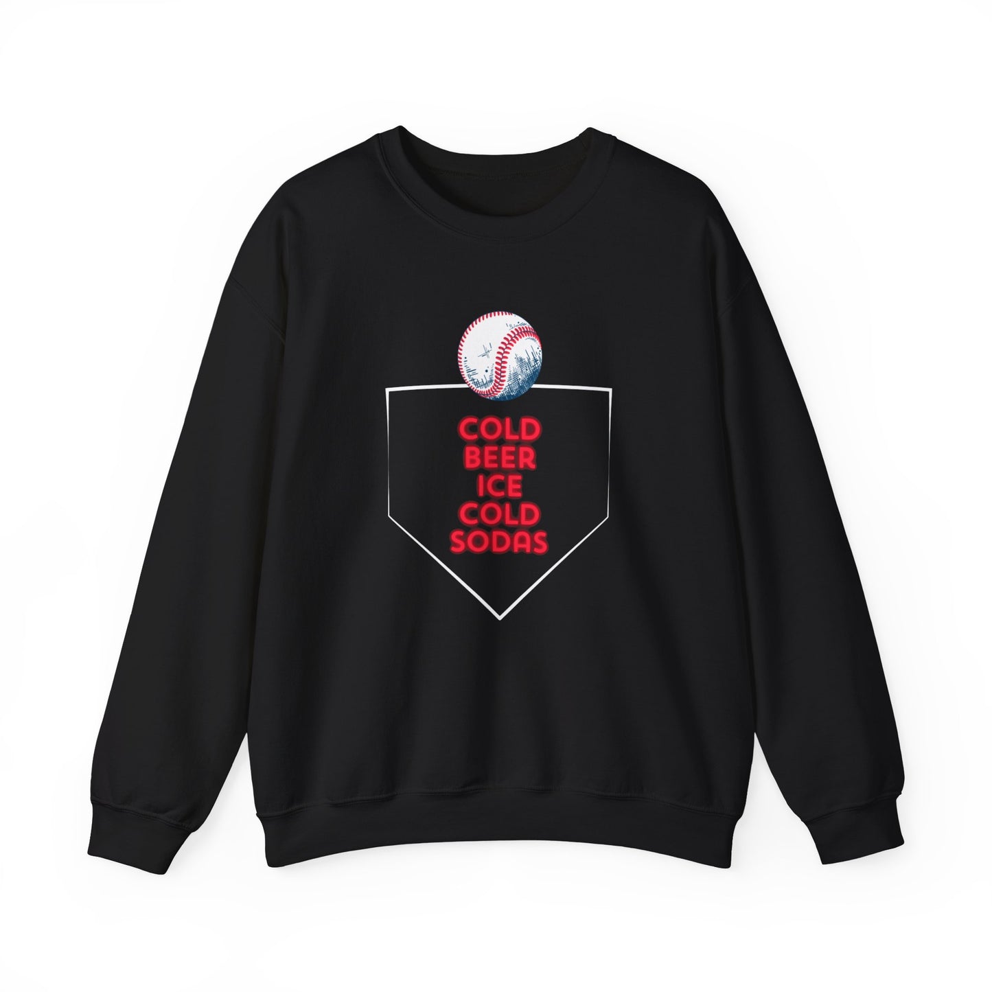 Cold Beer Ice Cold Sodas Unisex Heavy Blend™ Crewneck Sweatshirt