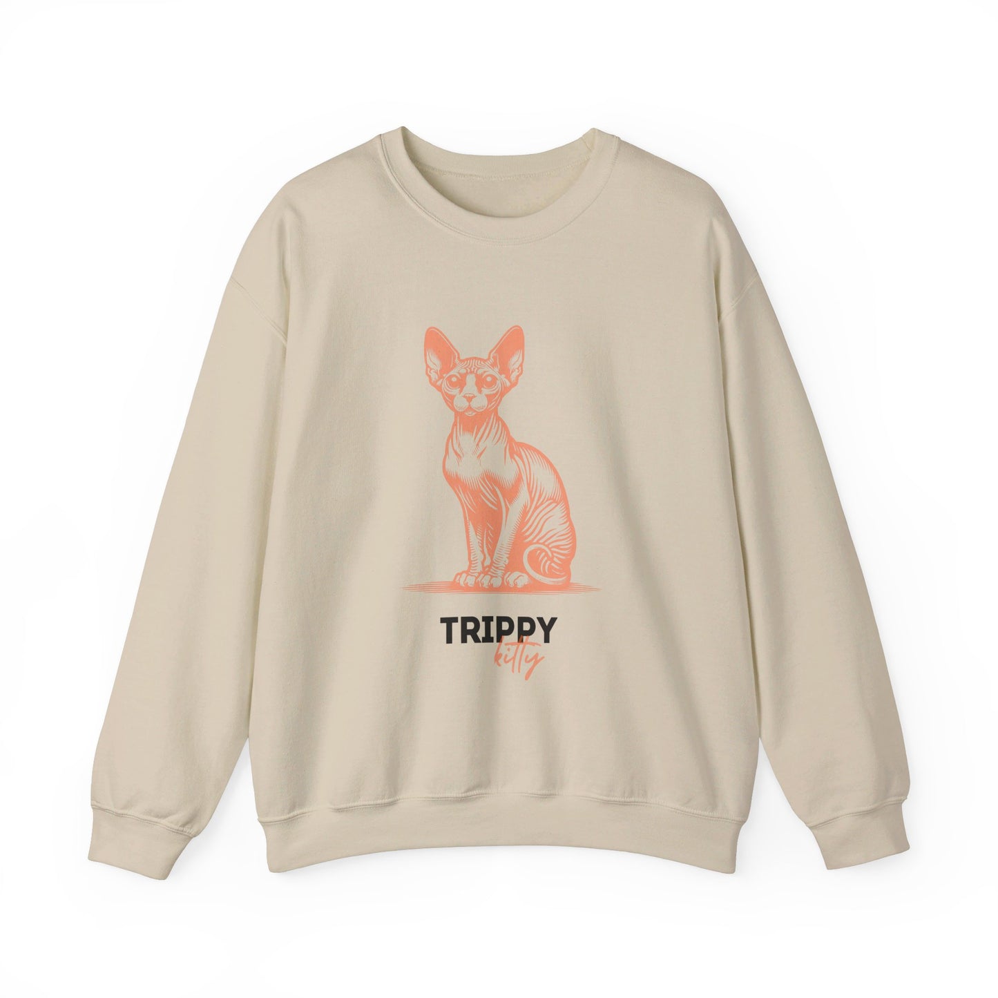 Trippy Kitty Unisex Heavy Blend™ Crewneck Sweatshirt