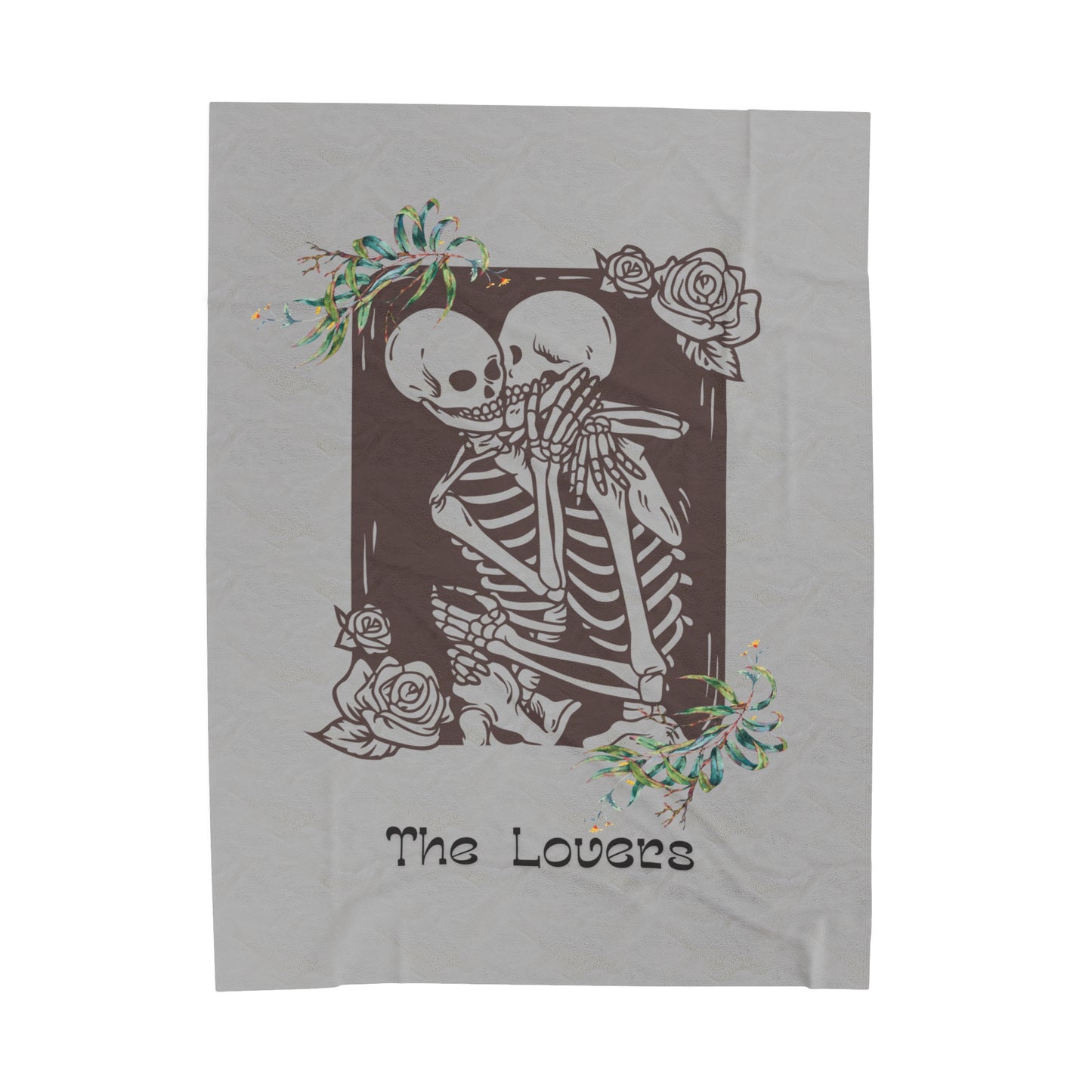 The Lovers Velveteen Plush Blanket