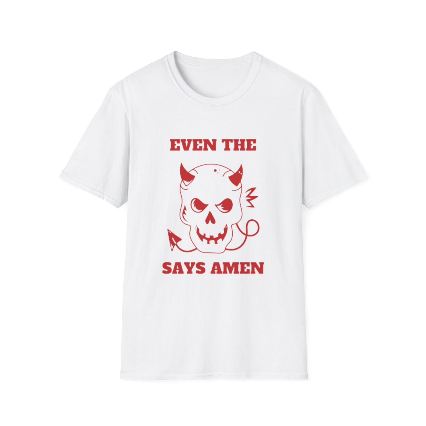 Even the Devil Unisex Softstyle T-Shirt