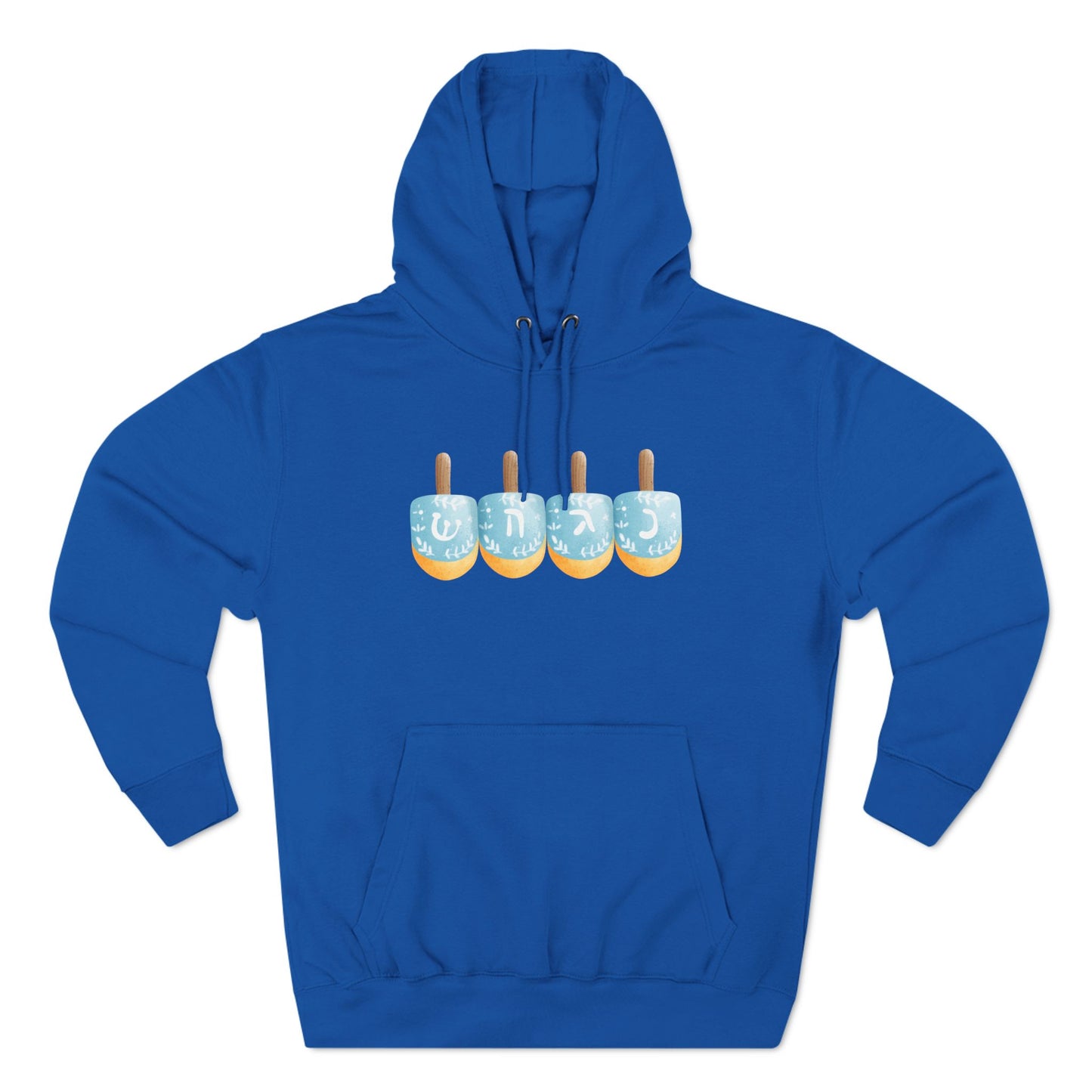 Dreidel Three-Panel Fleece Hoodie