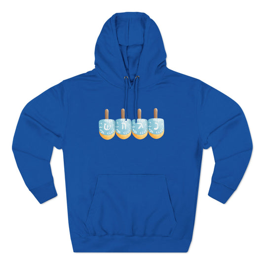 Dreidel Three-Panel Fleece Hoodie