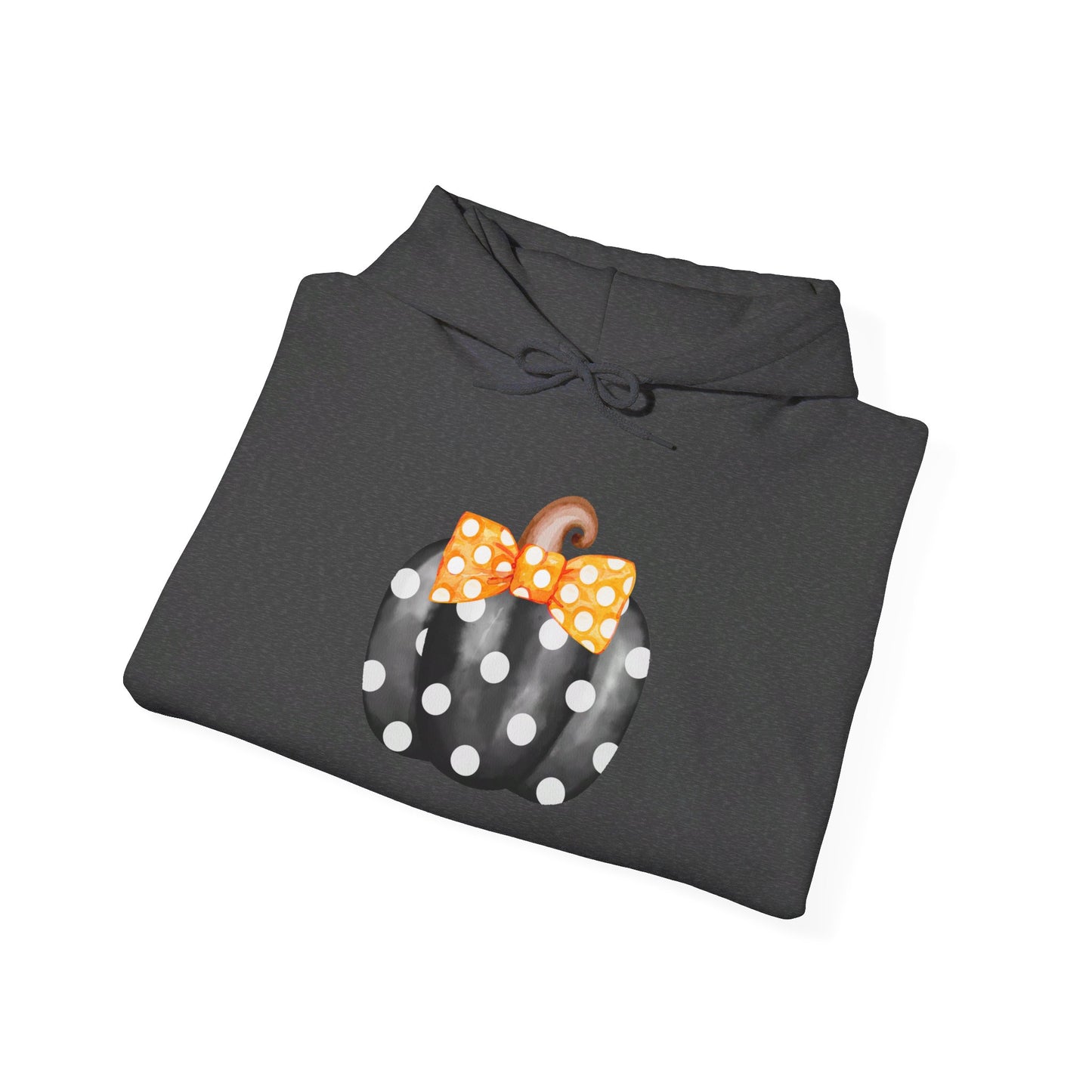 Polka Dot Pumpkin Unisex Heavy Blend™ Hooded Sweatshirt