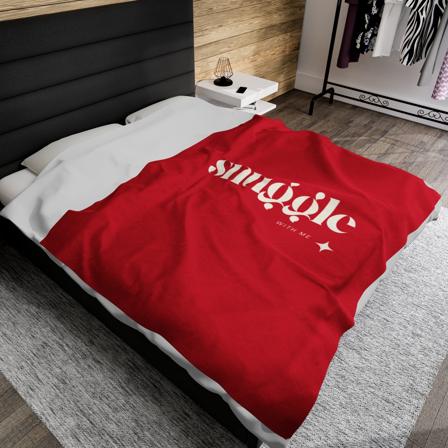 Snuggle With Me Velveteen Plush Blanket