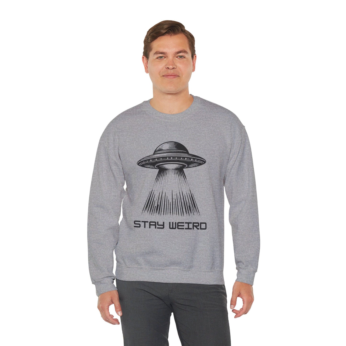 Stay Weird Unisex Heavy Blend™ Crewneck Sweatshirt